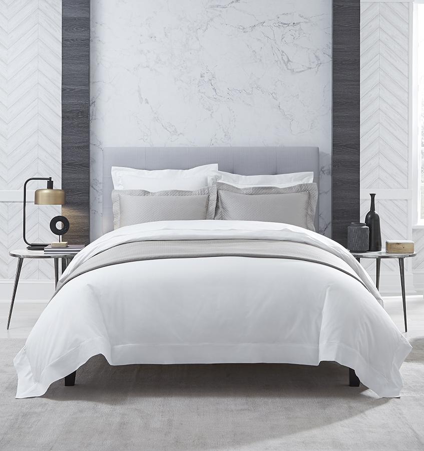 Premium 100% Cotton Sereno Flat Sheet - Soft & Breathable Bedding for Ultimate Comfort - Perfect for Home, Hotel, and Guest Room Use