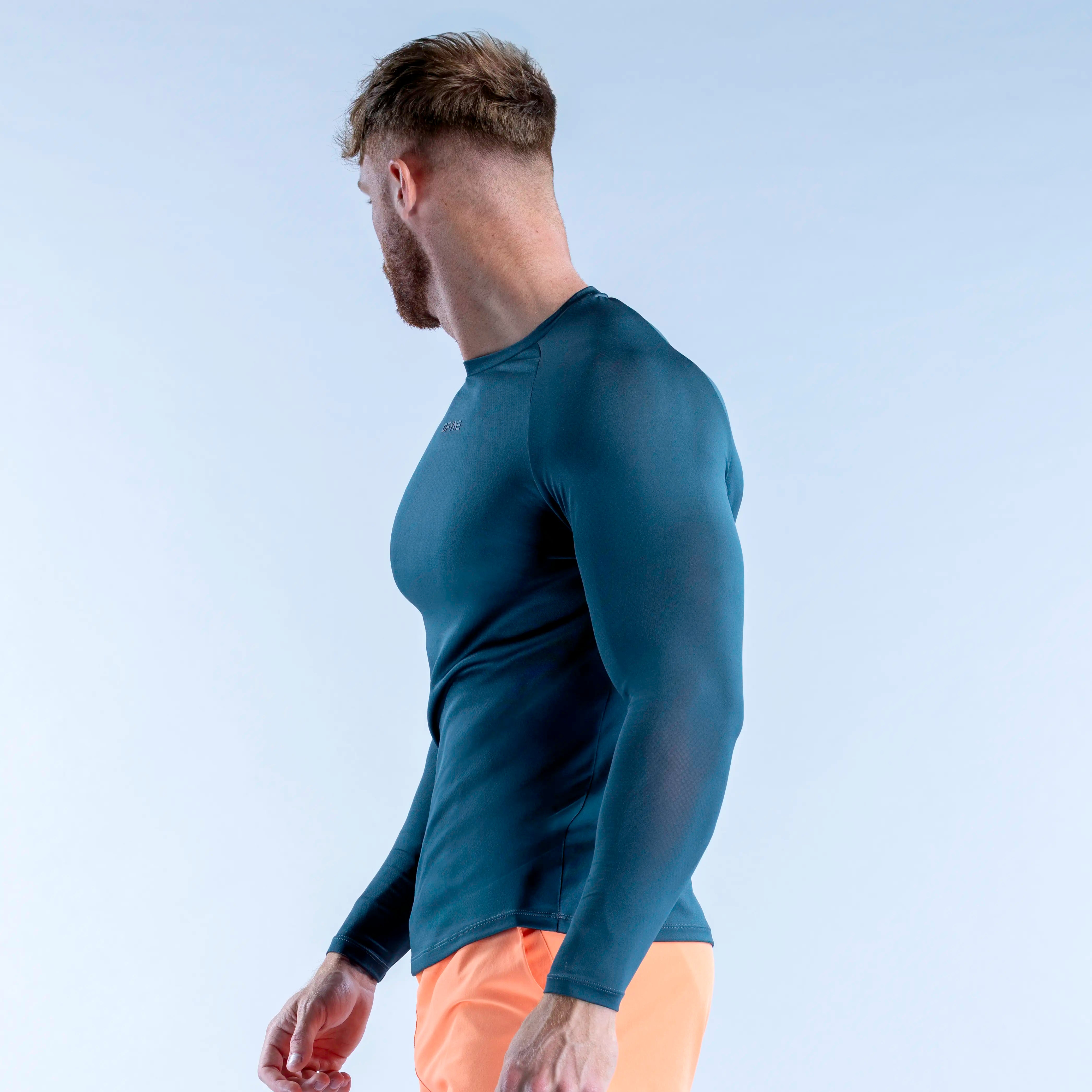 Unbound Long Sleeve Workout Shirt for Men & Women - Moisture Wicking Gym Tee for Running, Yoga & Fitness Training