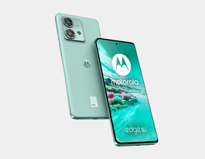 Motorola Edge 40 Neo 5G Smartphone - 256GB ROM 12GB RAM, Dual SIM GSM Unlocked (Soothing Sean) - Perfect for Streaming, Gaming & Productivity on the Go