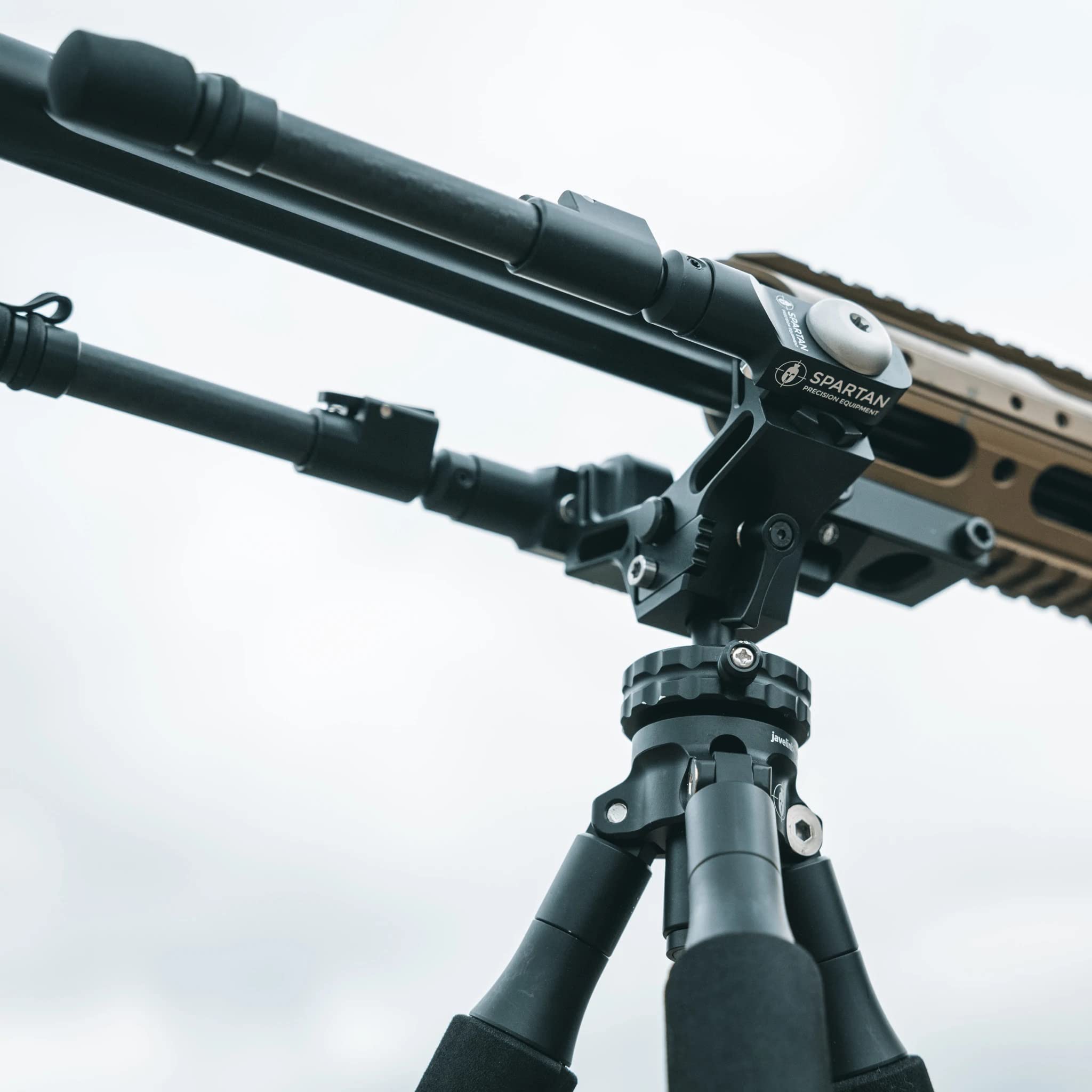 Spartan Precision Equipment Valhalla Rifle Bipod - Adjustable Shooting Rest for Hunting & Long Range Precision - Perfect for Outdoor Shooting, Tactical Training & Range Practice