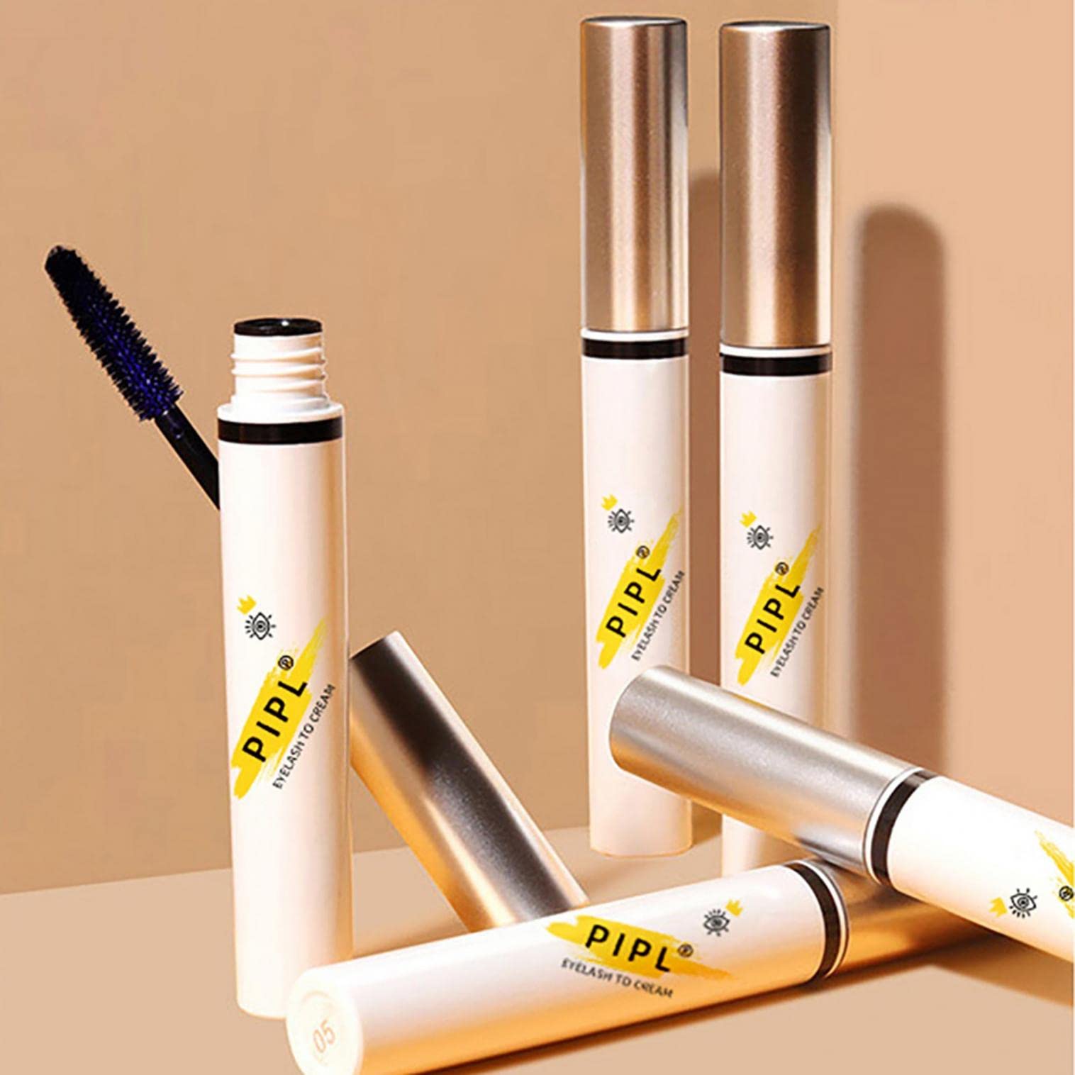 Waterproof Colored Mascara - Long Lasting, Smudge Proof & Quick Drying - Volumizing & Curling Eyelash Makeup for Daily Wear & Party Looks - Perfect for Daytime Office & Night Out Events
