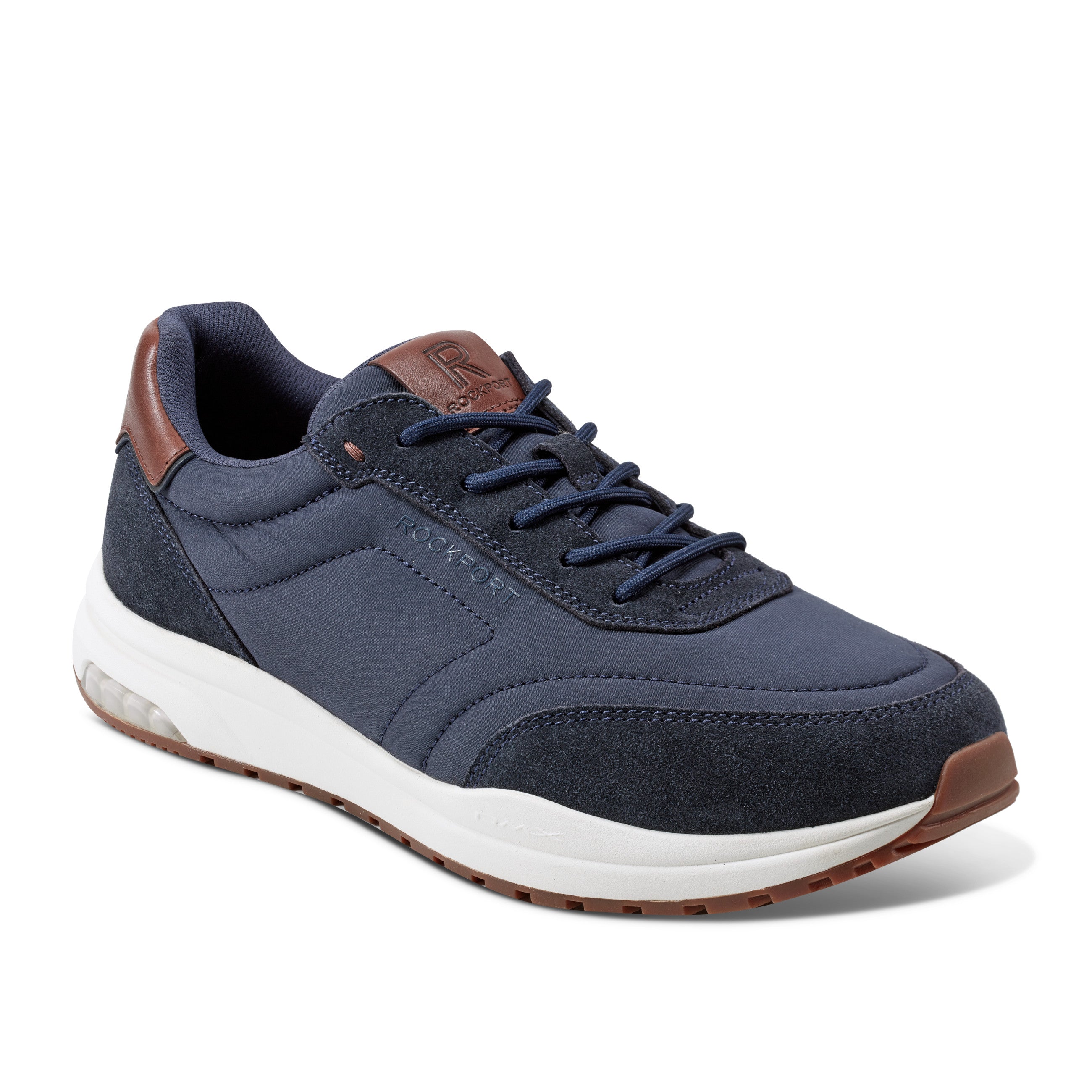 Rockport X Reebok Men's DMX™ Brock Casual Lace Up Sneakers - Comfortable Walking Shoes for Men, Breathable Athletic Shoes with Cushioned Support - Perfect for Work, Travel & Everyday Wear