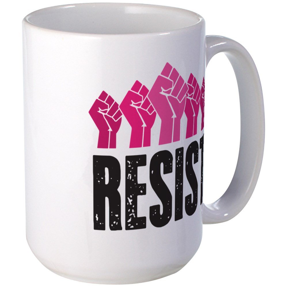 Resist 15 oz (444 ml) Ceramic Coffee Mug - Large Insulated Tea & Coffee Cup - Perfect for Home, Office, or Gifts - Durable & Dishwasher Safe