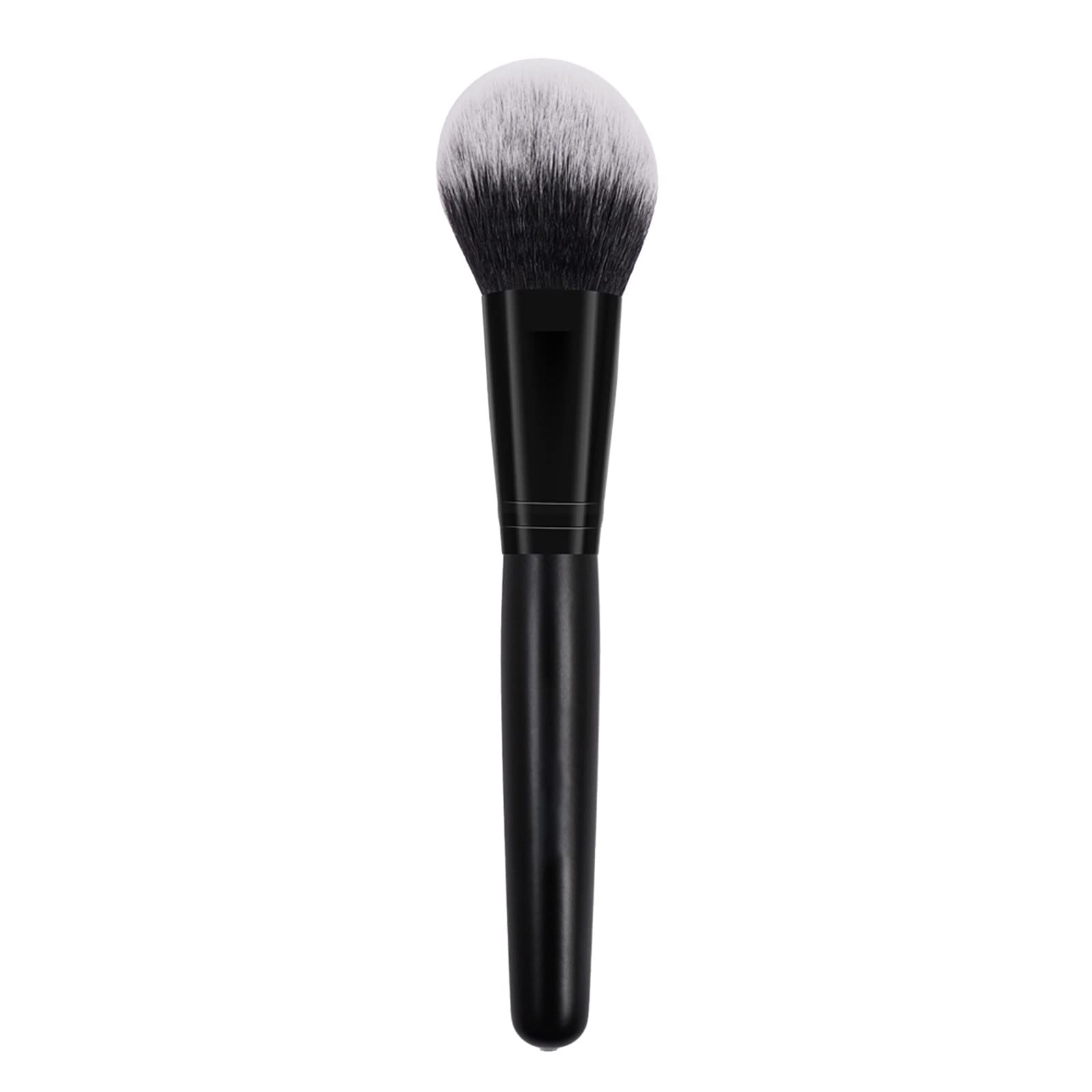 LEKODE Professional Makeup Brush Set - Large Loose Powder Brush & Blush Brush for Face Makeup | Soft Synthetic Bristles | Perfect for Contouring, Foundation & Setting Powder (Black, One Size) - Ideal for Daily Makeup, Travel & Professional Makeup Artists