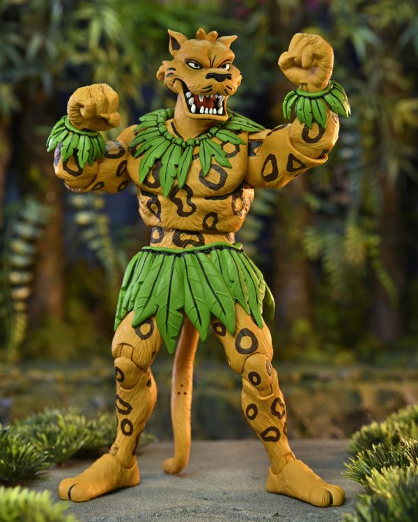 NECA Teenage Mutant Ninja Turtles Adventures Jagwar Action Figure - Collectible TMNT Toy for Fans & Display - Perfect for Play, Gifts, and Comic Book Collections