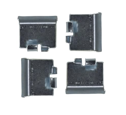 Burroughs Shelving Clips - Heavy Duty Metal Shelf Brackets (Box of 30) - Perfect for Garage Storage, Retail Displays & Home Organization