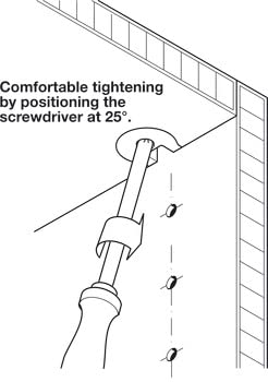Rafix 100-Piece Furniture Connectors with Bolts for 19mm/3/4