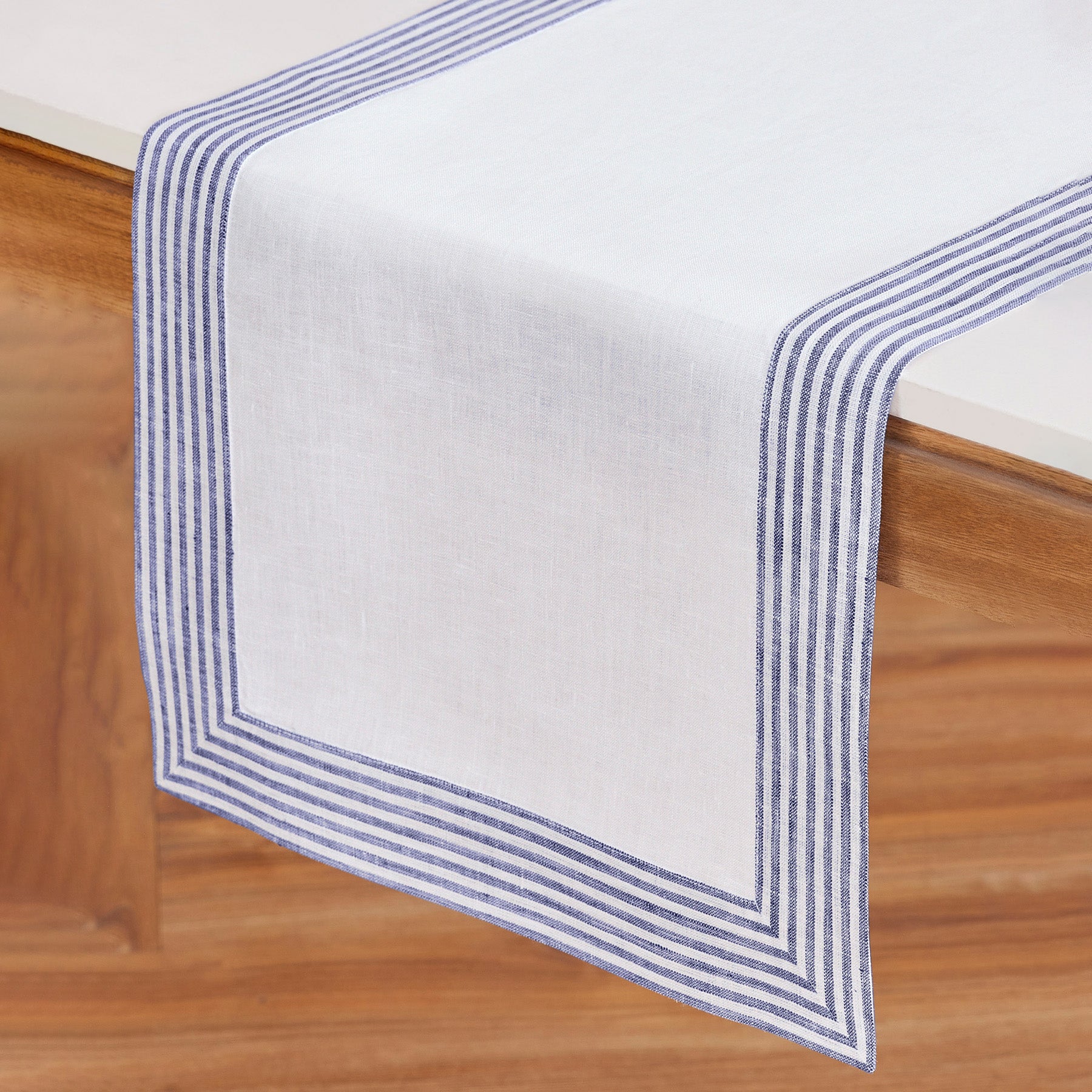 Lucca Table Runner - Elegant Linen Dining Table Decor for Weddings, Holidays & Home Decor | Perfect for Farmhouse, Rustic & Modern Settings