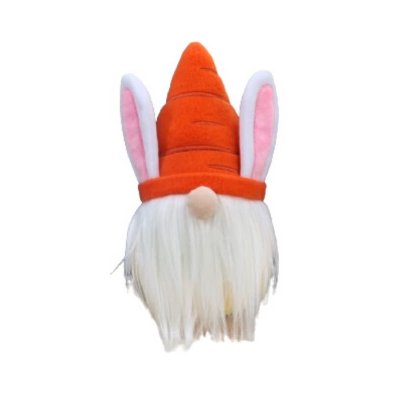 Midlee Easter Bunny Gnome Dog Toy - Cute Holiday Chew Toy for Small & Medium Dogs - Perfect for Easter Playtime & Gifting