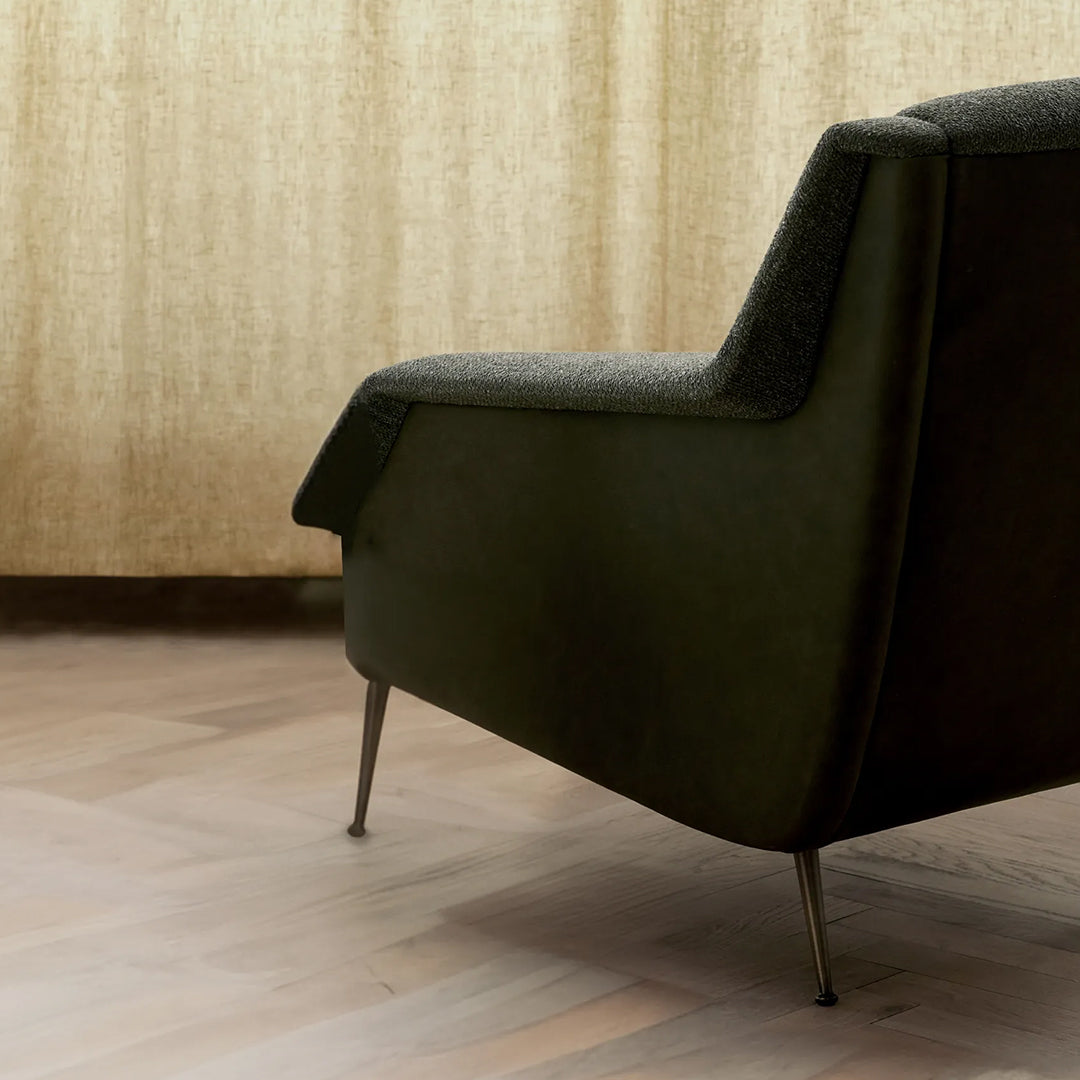 Modern CDC.1 Lounge Chair with Conic Base - Stylish & Comfortable Accent Chair for Living Room, Bedroom, or Office - Perfect for Relaxing, Reading & Lounging
