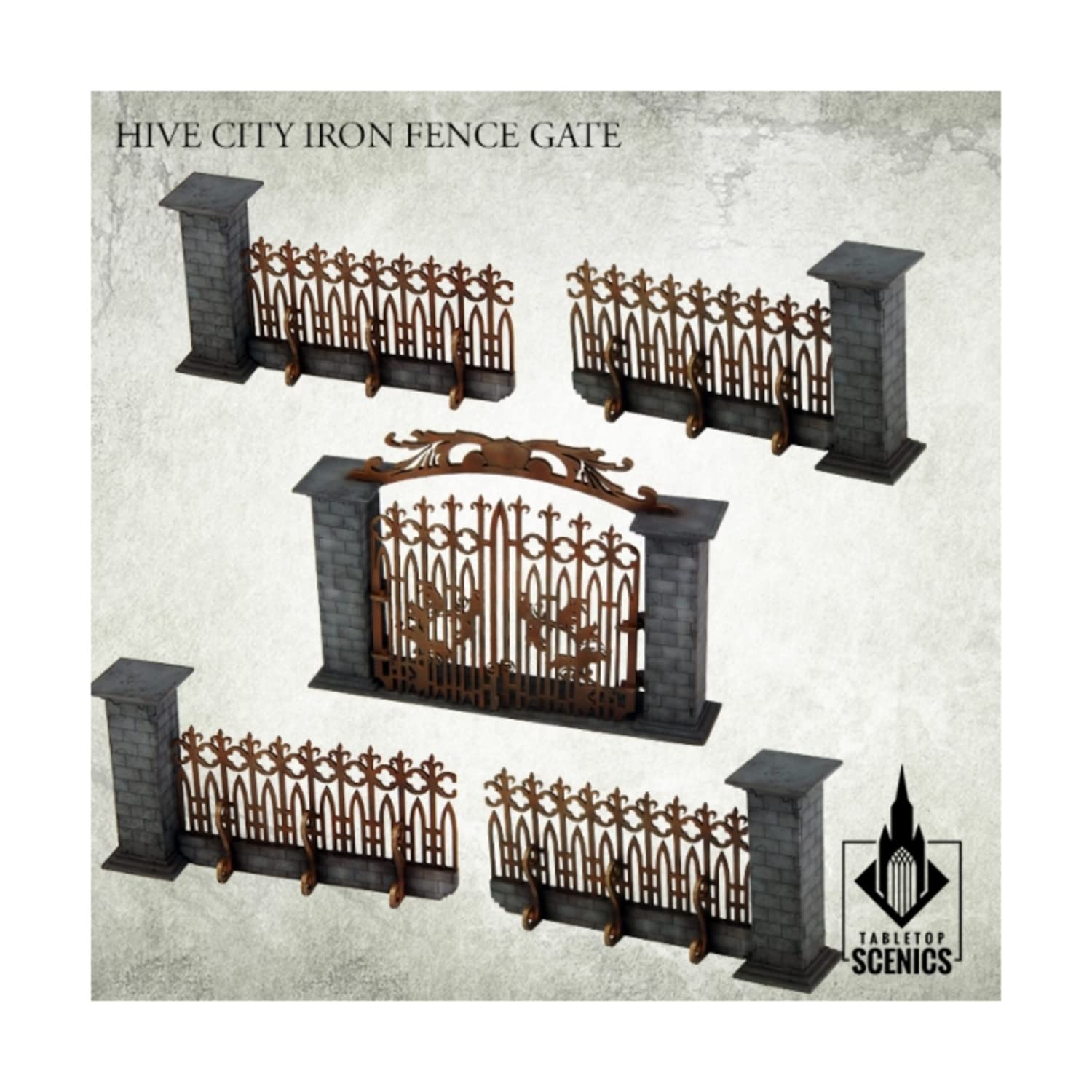 Hive City Wrought Iron Fence Gate - Heavy Duty Metal Garden Gate for Backyard, Driveway & Pool Security | Outdoor Decorative Fence Panel with Easy Installation