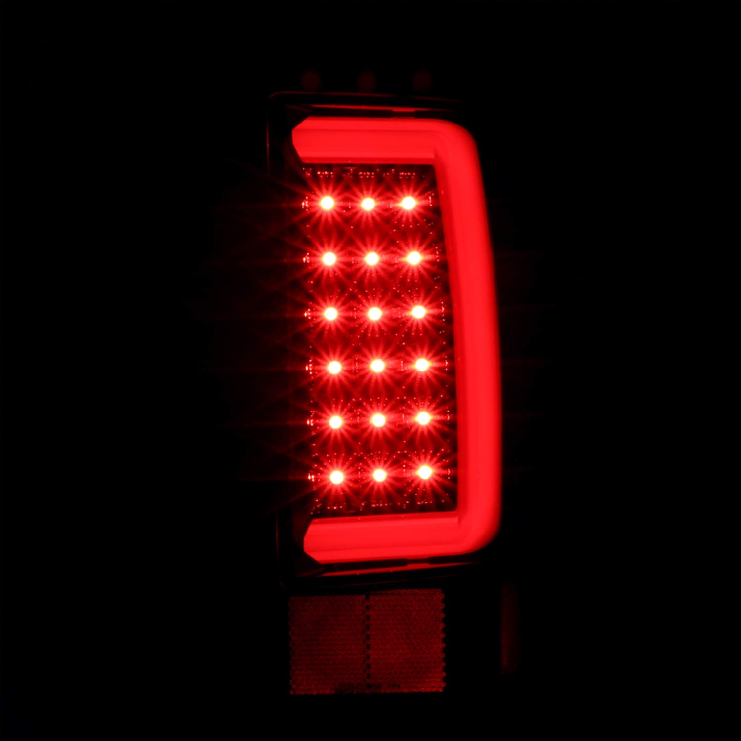 Spec-D Tuning Jet Black LED Tail Lights for 2002-2006 Dodge Ram 1500/2500/3500 - Smoked Lens, Plug & Play Installation - Left & Right Pair Assembly - Upgrade Your Truck's Style & Night Visibility