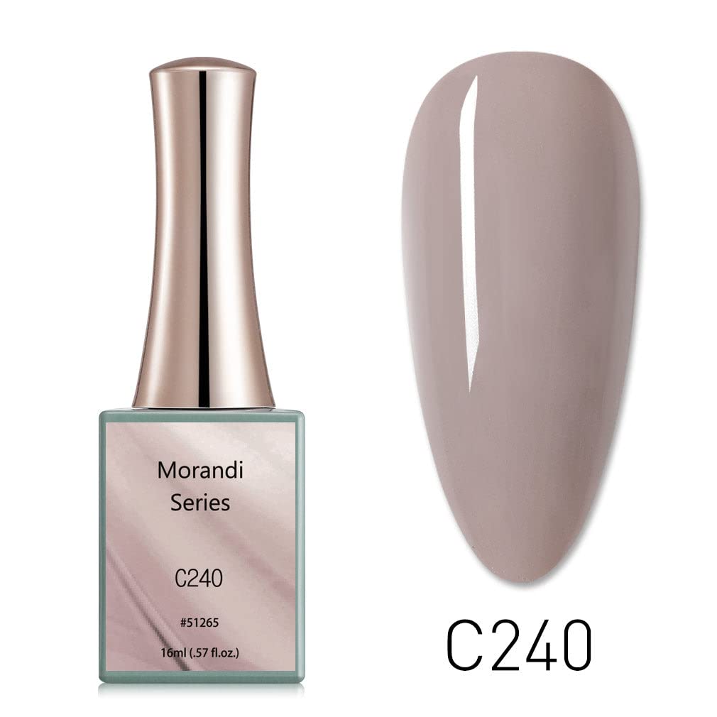 BELLE GAGA™ CANNI Soak Off LED Gel Nail Polish - 16ml Salon Quality DIY Manicure Kit for Home & Professional Use (Color C240) - Perfect for Nail Art, French Tips, and Special Occasions