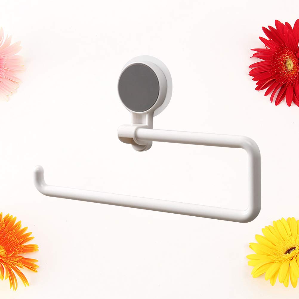 Wall Mounted No Punching Paper Roll Holder - Cabilock Bathroom & Kitchen Tissue Dispenser for Home, Condo, Restaurant - Space Saving Towel Rack & Home Decor Accessories (Ideal for Small Bathrooms, Kitchens & Commercial Spaces)