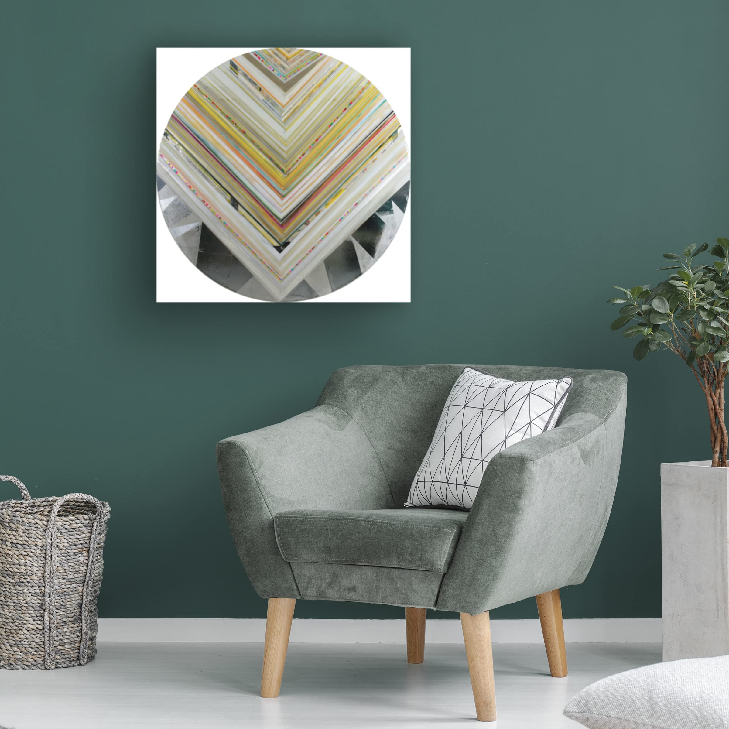 Bellissimo Art 'Rossano III' Premium Canvas Wall Art - Handmade Italian Renaissance Style Painting for Living Room, Bedroom & Office Decor