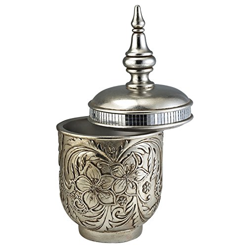 15.5 Inch Cherry Blossom Decorative Storage Box - Floral Japanese Style Jewelry Organizer for Home Decor, Gift Wrapping & Keepsakes