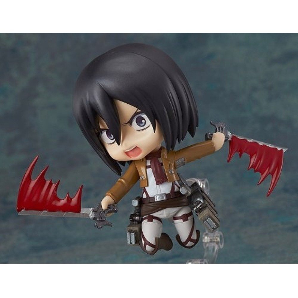 Good Smile Attack on Titan: Mikasa Ackerman Nendoroid Action Figure - Anime Collectible for Fans & Home Decoration