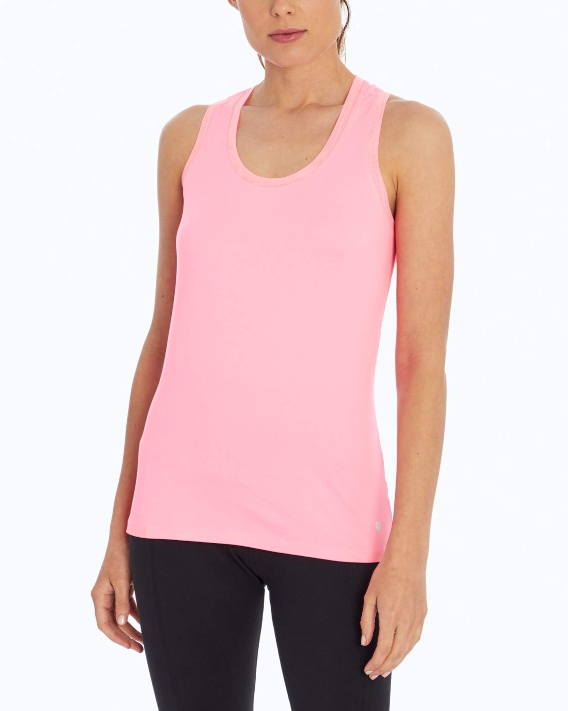 Bally Total Fitness Women's Kendra Tank Top - Breathable Workout Shirt for Yoga, Running & Gym - Comfortable Athletic Wear for Active Lifestyles