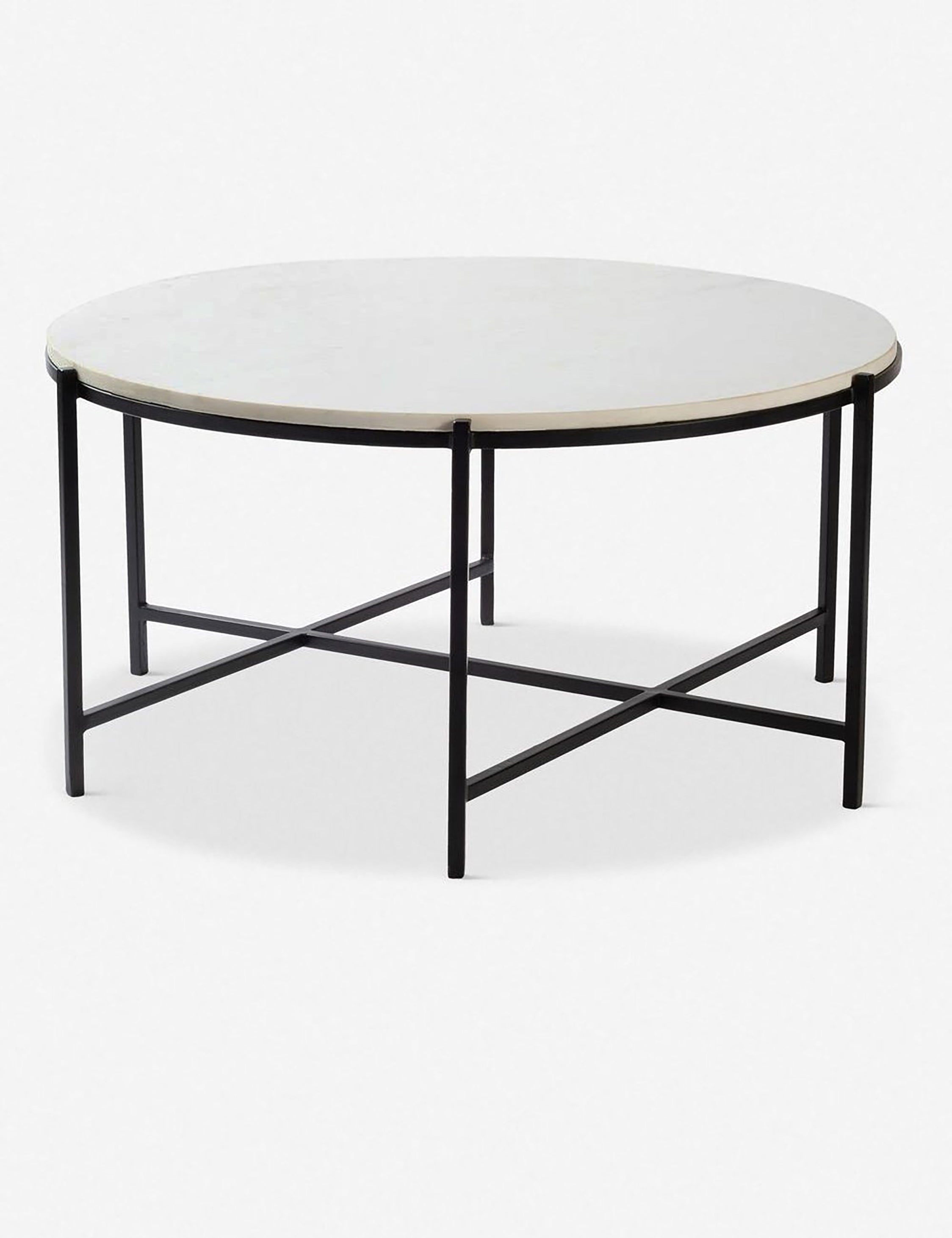 Berdina Modern Round Coffee Table for Living Room - Stylish Center Table for Home Decor, Perfect for Family Gatherings & Relaxing