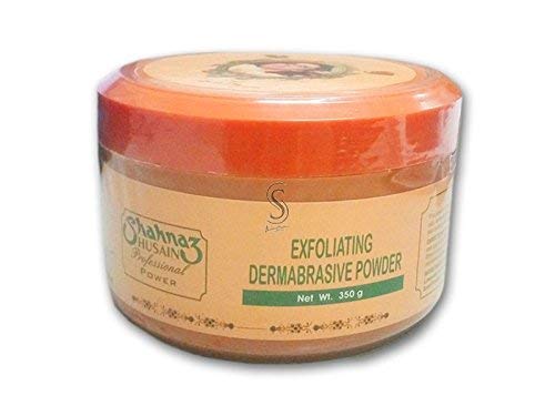 Shahnaz Hussain Professional Exfoliating Dermabrasive Powder 350g - Gentle Skin Polishing Treatment for Face & Body - Perfect for At-Home Spa Days & Pre-Makeup Prep