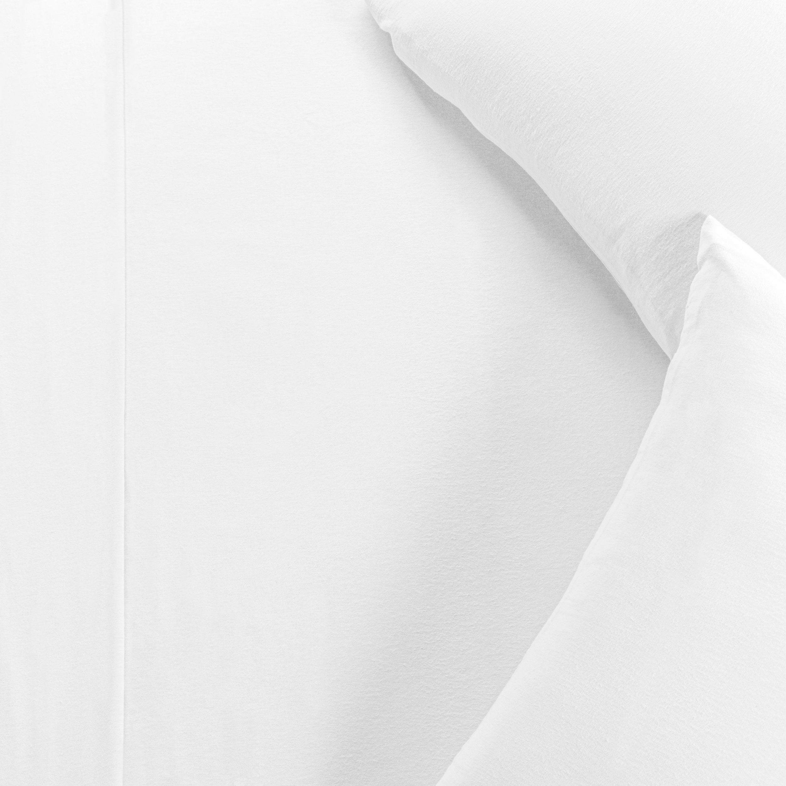 Premium Flannel Cotton Bed Sheet Set - Soft & Cozy Deep Pocket Fitted Sheets - Modern Solid Colors - Perfect for Winter Nights & Cold Weather Comfort