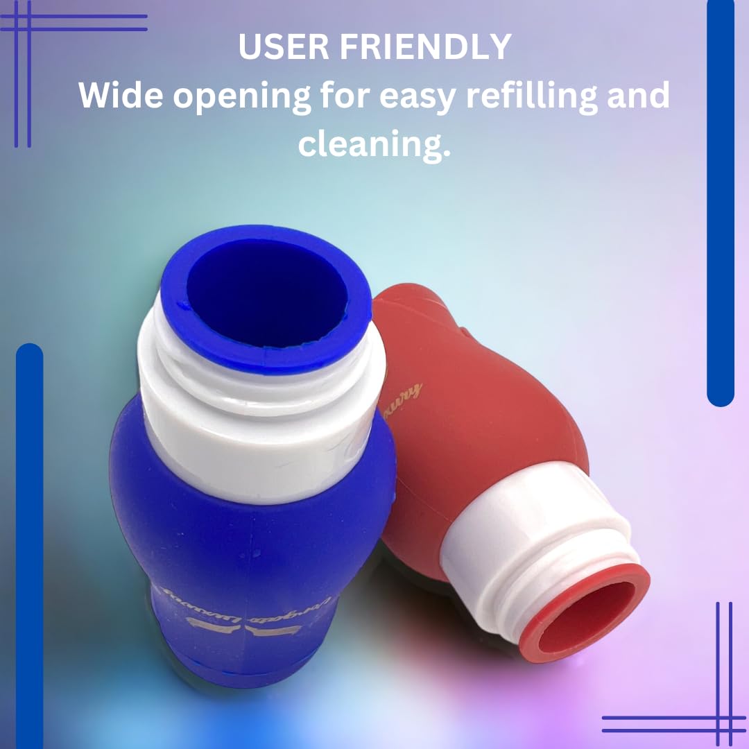 3oz Travel Toiletry Bottles Set of 4 - TSA Approved Leak Proof Silicone Containers for Shampoo, Lotion & Cosmetics - Perfect for Airplane Carry-on, Gym Bag & Vacation Essentials