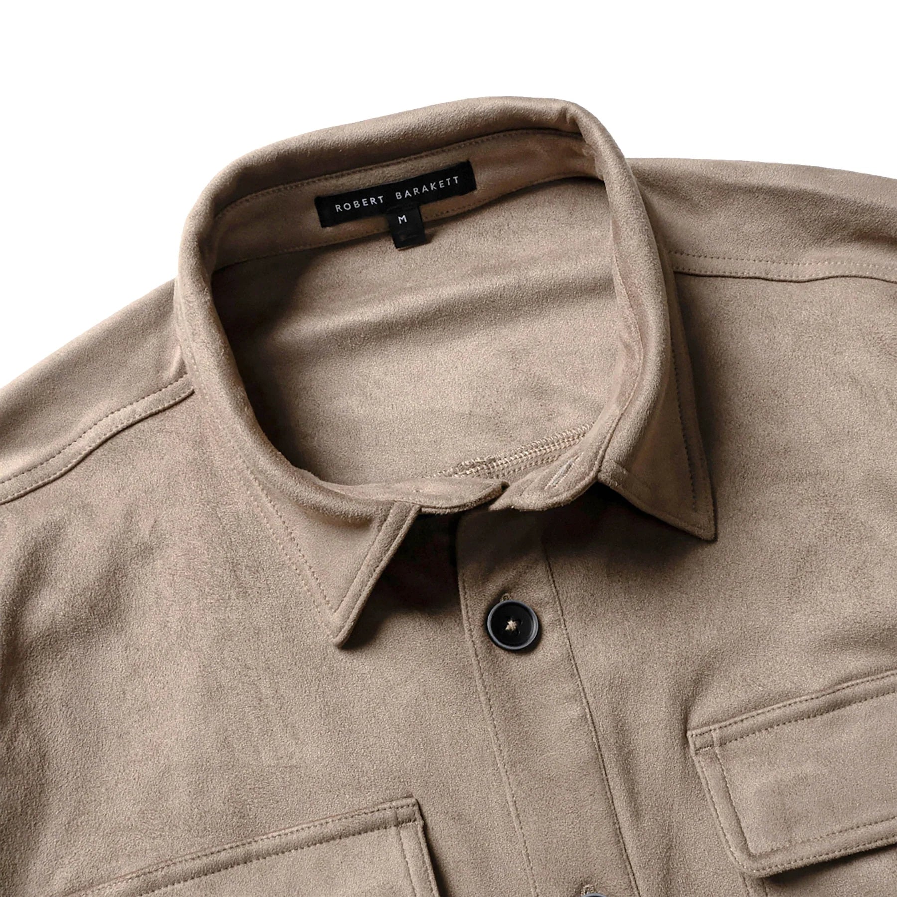 Premium Robert Barakett Suede Shirt Jacket for Men - Soft & Stylish Casual Wear - Perfect for Fall & Winter Outfits