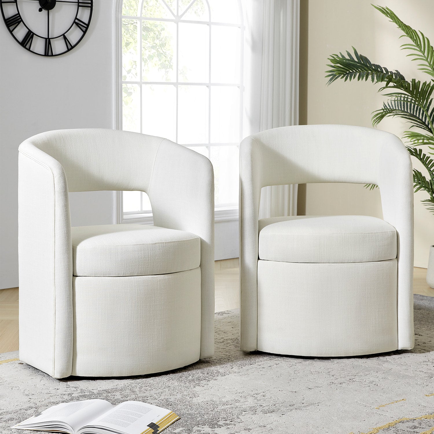 Modern Dining Chair with Storage - Wright Versatile Design for Kitchen, Dining Room & Office - Space-Saving & Stylish Seating Solution