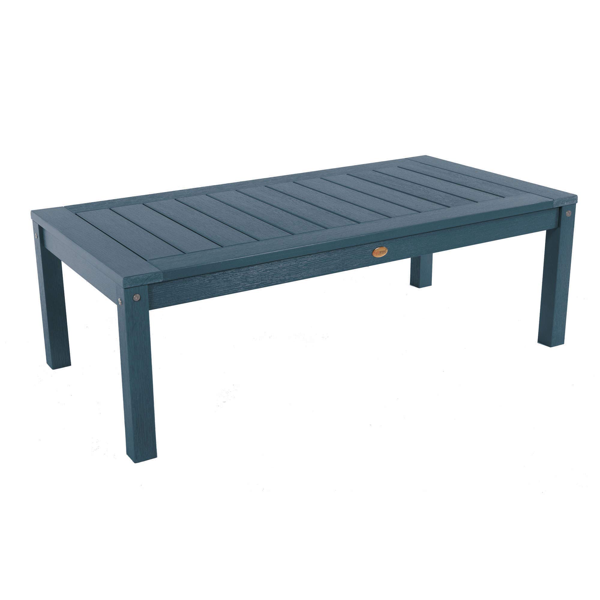 Highwood AD-DSCT1-NBE Adirondack Coffee Table, Nantucket Blue - Outdoor Patio Furniture for Garden, Deck & Poolside Relaxation