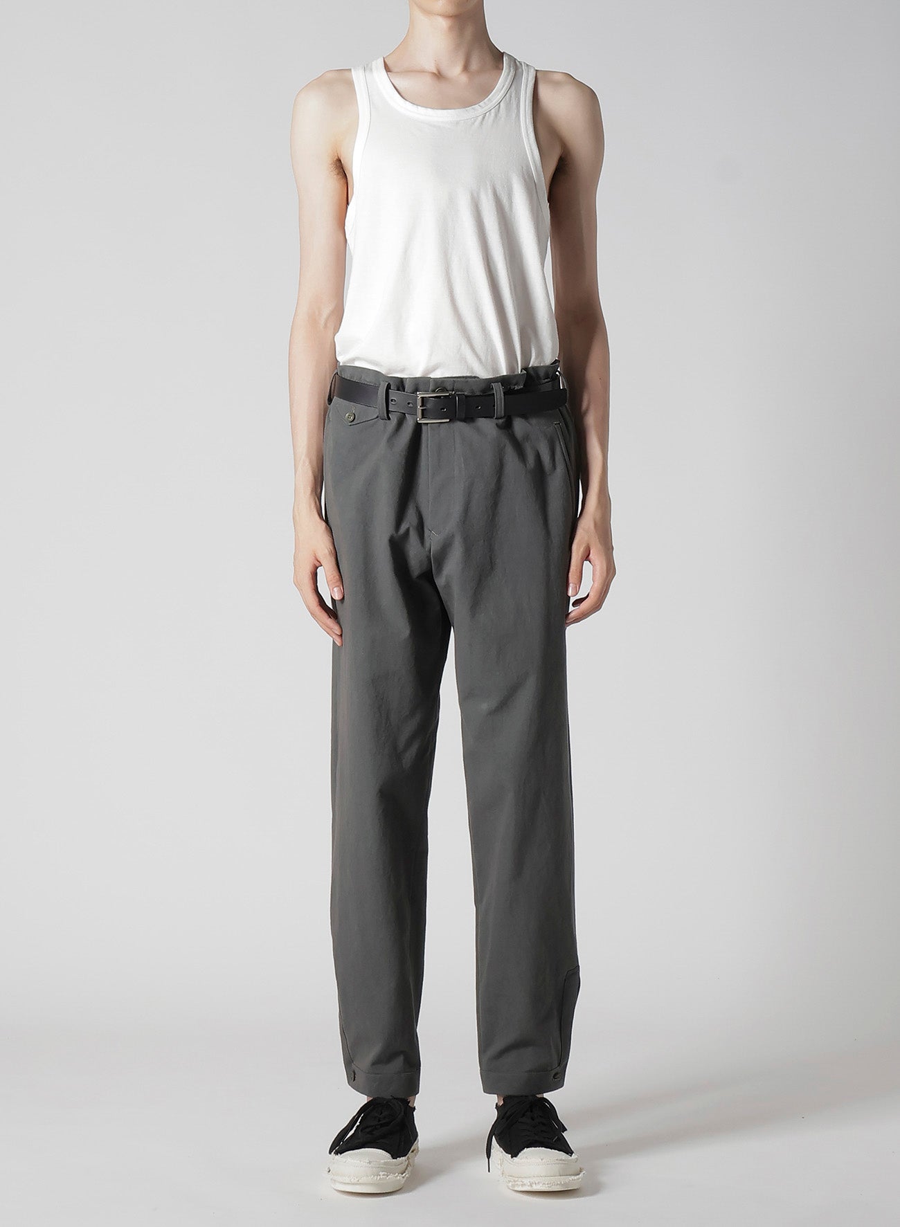 Stylish C/Poplin Paneled Hem Pants for Women - Comfortable & Trendy Casual Wear for Office, Outings & Everyday Use