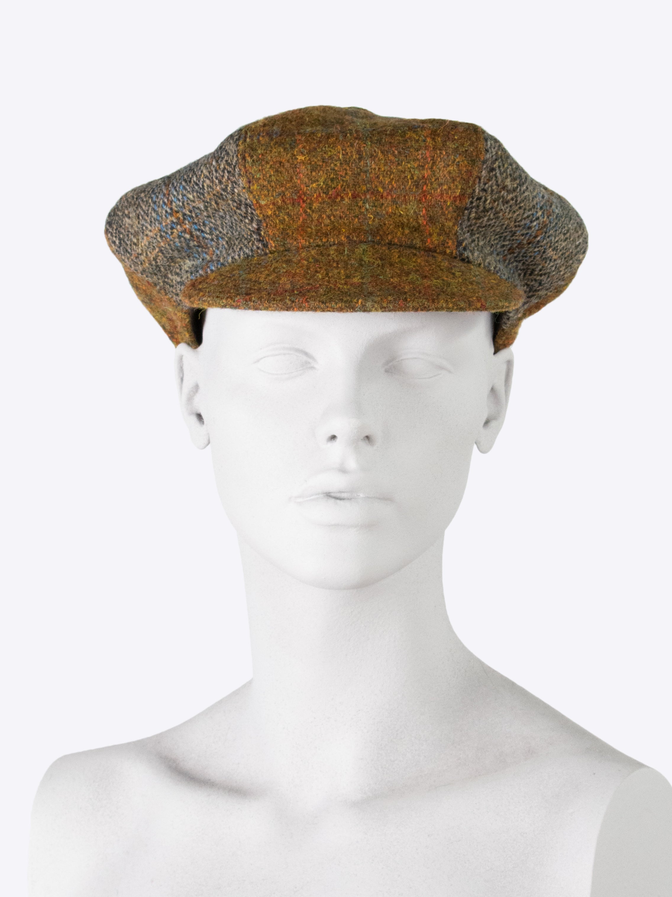 Rust & Sage Baker Boy Cap - Vintage Style Newsboy Hat for Men & Women - Trendy Flat Cap for Outdoor, Casual, and Fashion Wear