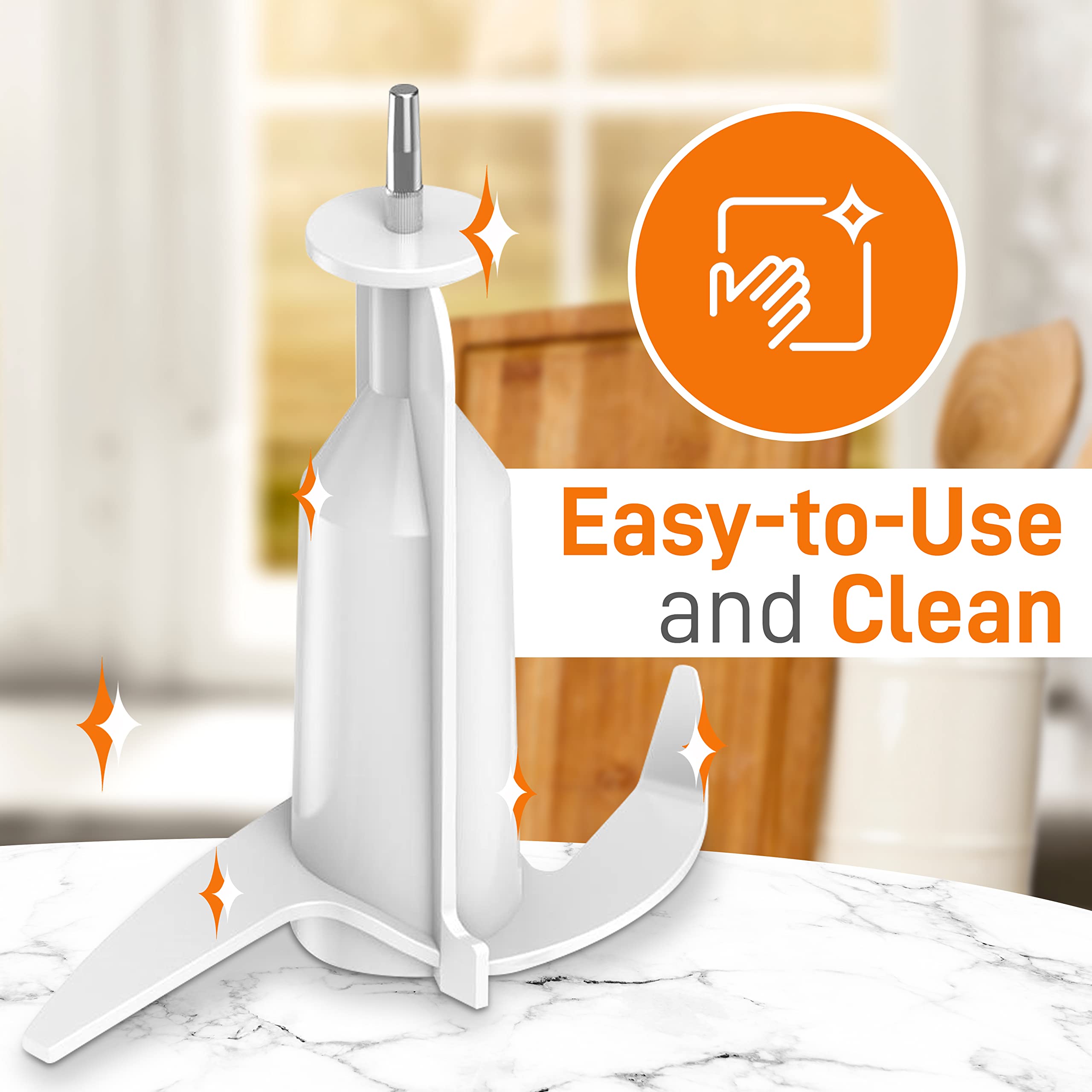 NutriChef Food Processor Dough Kneading Blade Replacement Part for NCFP8 Model - Compatible with NutriChef Multifunction Food Processor - Perfect for Baking, Pizza Dough & Pastry Making