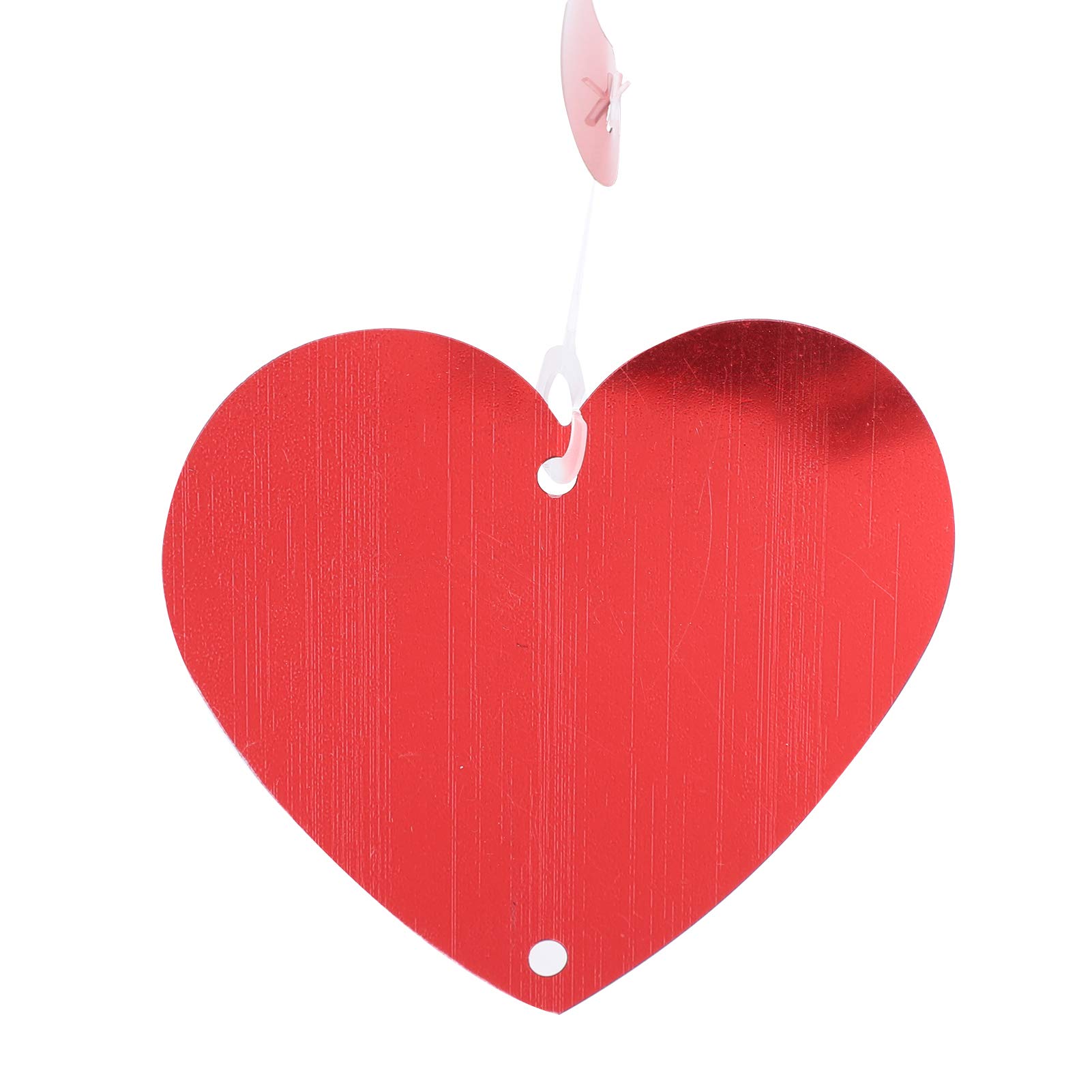 Pinsofy Heart Swirls Decorations - Reusable Romantic Hanging Heart Confetti for Weddings, Home & Party Decor | Durable Party Supplies for Valentine's Day, Anniversary & Bridal Shower Decorations