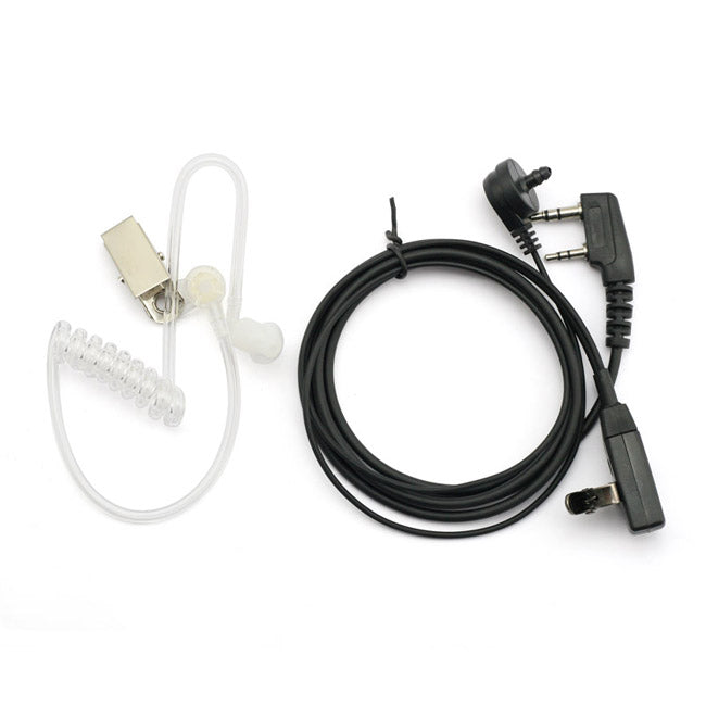 FBI Style Covert Earpiece Headset with K Plug - Compatible with Radioddity Baofeng & TYT Two-Way Radios | Discreet Communication for Security, Surveillance & Undercover Operations