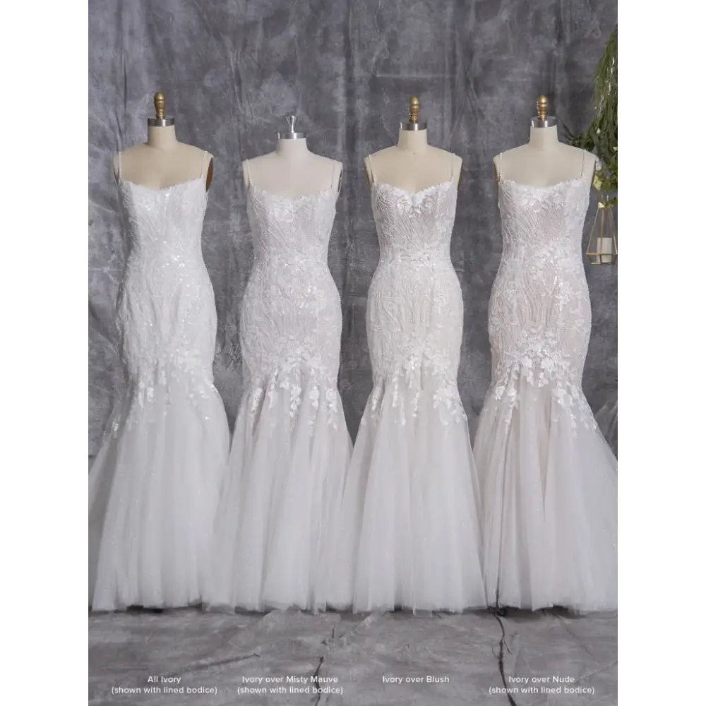 Nikolina by Maggie Sottero | Elegant Lace Wedding Dress for Bride | Perfect for Church Ceremony & Beach Weddings