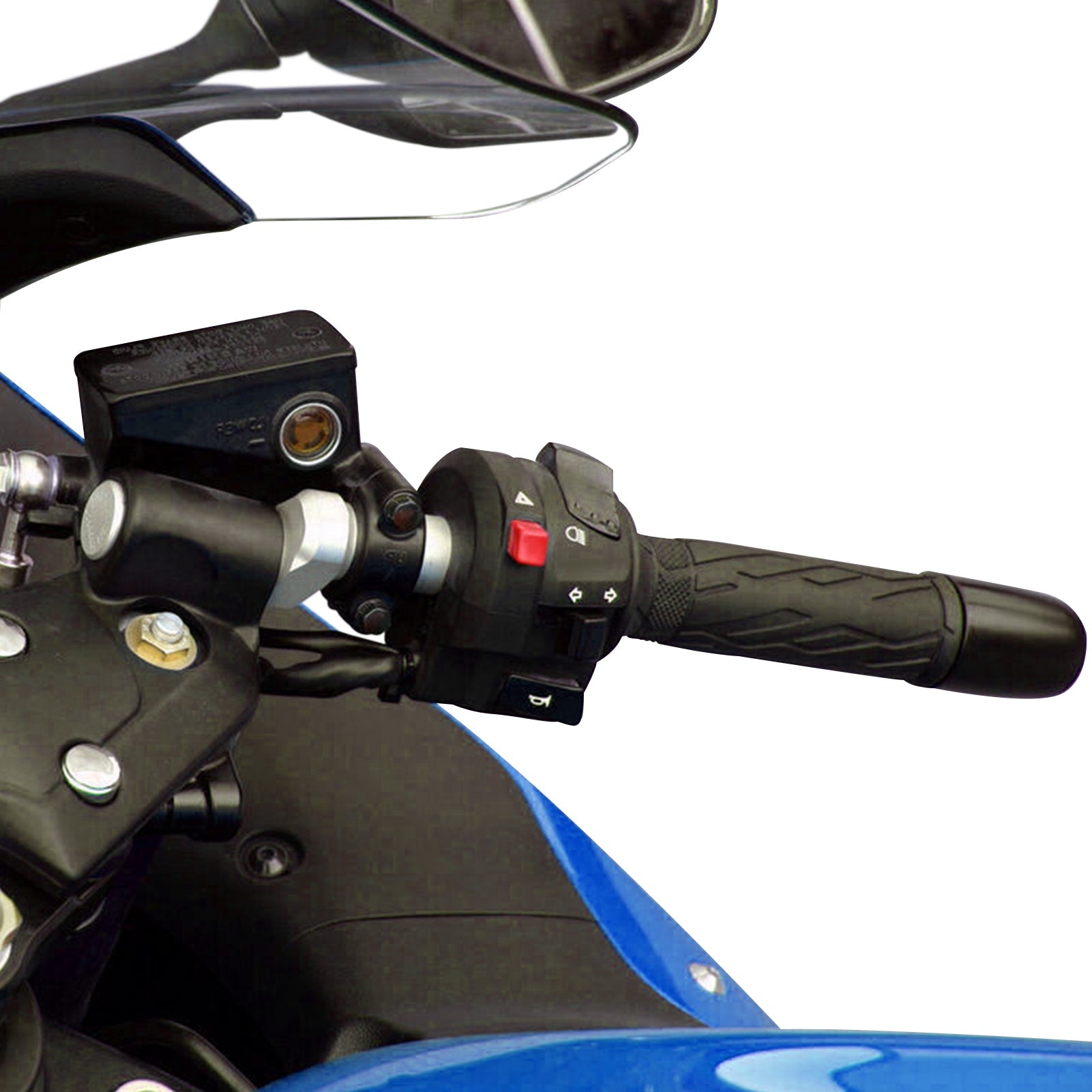 1999-2007 Suzuki Hayabusa GSX1300R 12mm Pull Back Aluminum Handlebar Riser Kit - 41mm Motorcycle Handlebar Riser for Comfortable Riding Position (Perfect for Long Distance Touring & Highway Cruising)