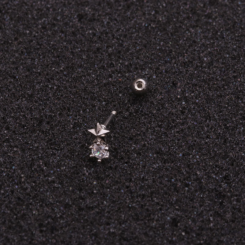 20G Cartilage Tiny Stud Earrings - Star Stud Earrings for Women | HSPJ1971 | Perfect for Everyday Wear, Parties & Gifts
