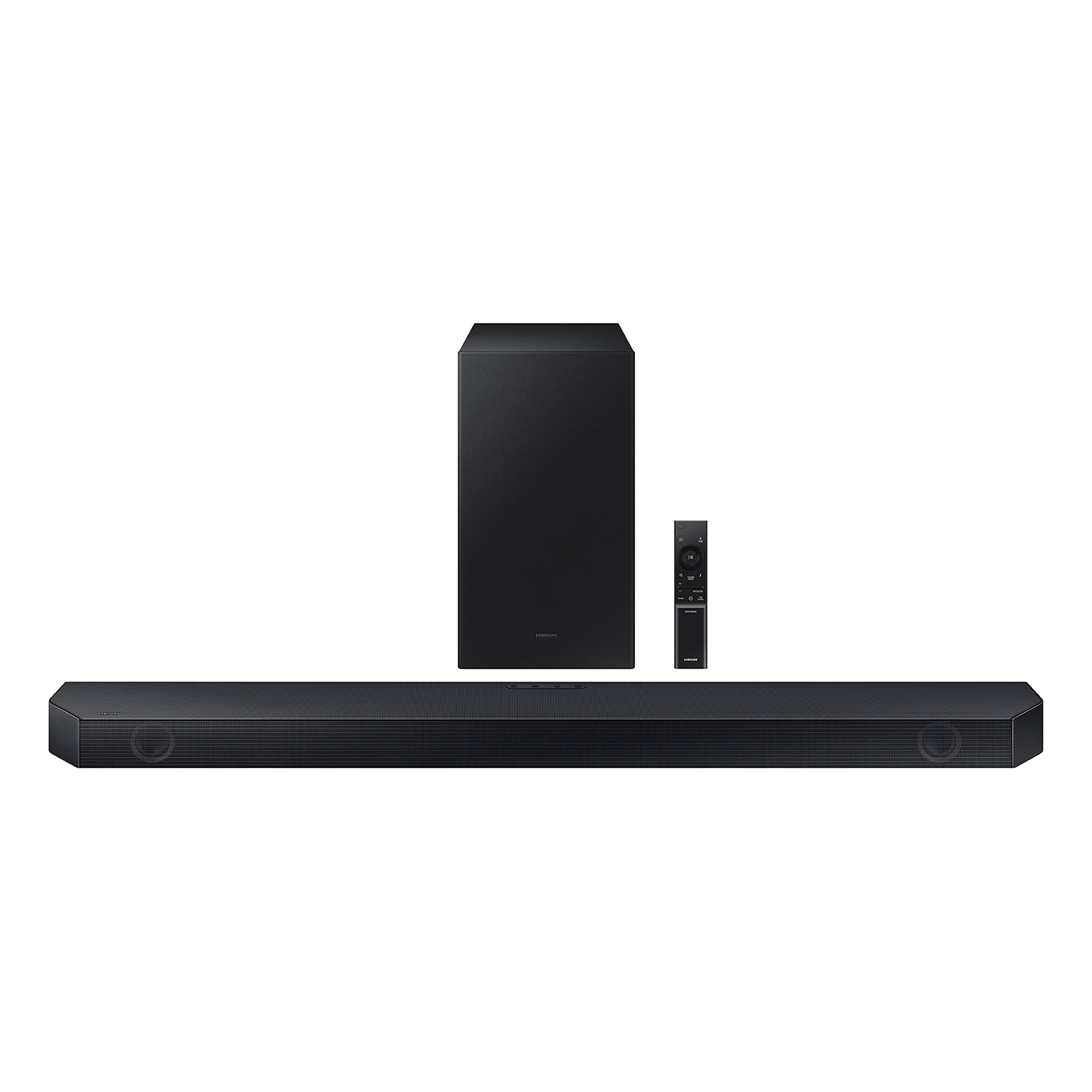 SAMSUNG HW-Q60C 3.1ch Soundbar with Dolby Audio & Q-Symphony | Adaptive Sound Lite, HDMI eARC, Game Mode, Bluetooth | Wireless Surround Sound Compatible | Perfect for Home Theater, Gaming & Movie Nights (Black)