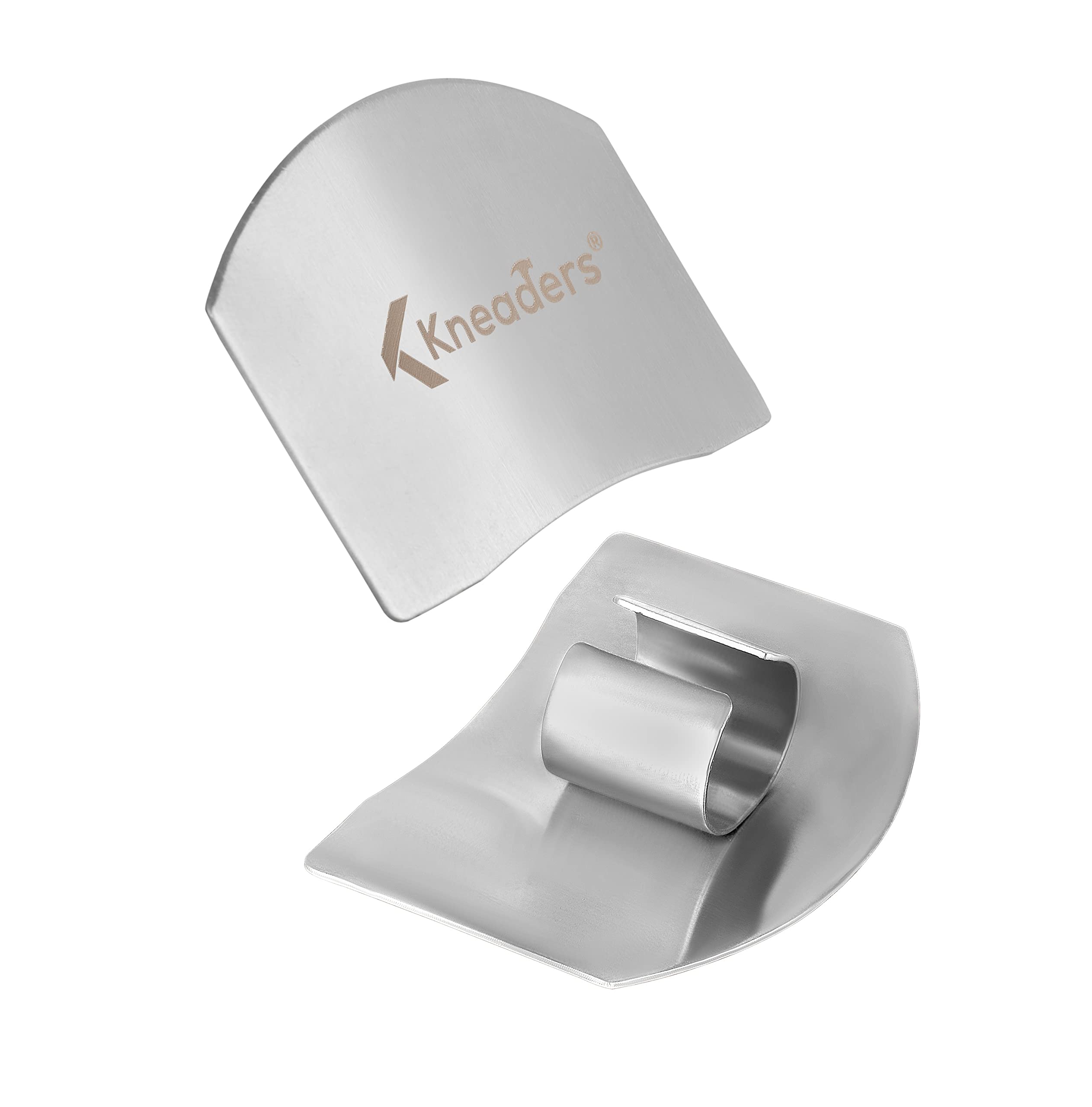 Stainless Steel Finger Guard for Cutting Vegetables - Safe Knife Protector for Kitchen, Pack of 2 | Perfect for Slicing, Chopping & Food Prep