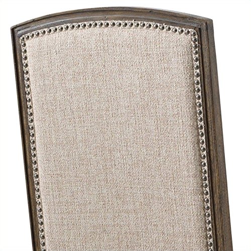 Hooker Furniture Rhapsody Insignia Dining Chairs Set of 2 - Rustic Walnut Finish - Elegant Kitchen & Dining Room Seating for Home & Restaurant Use