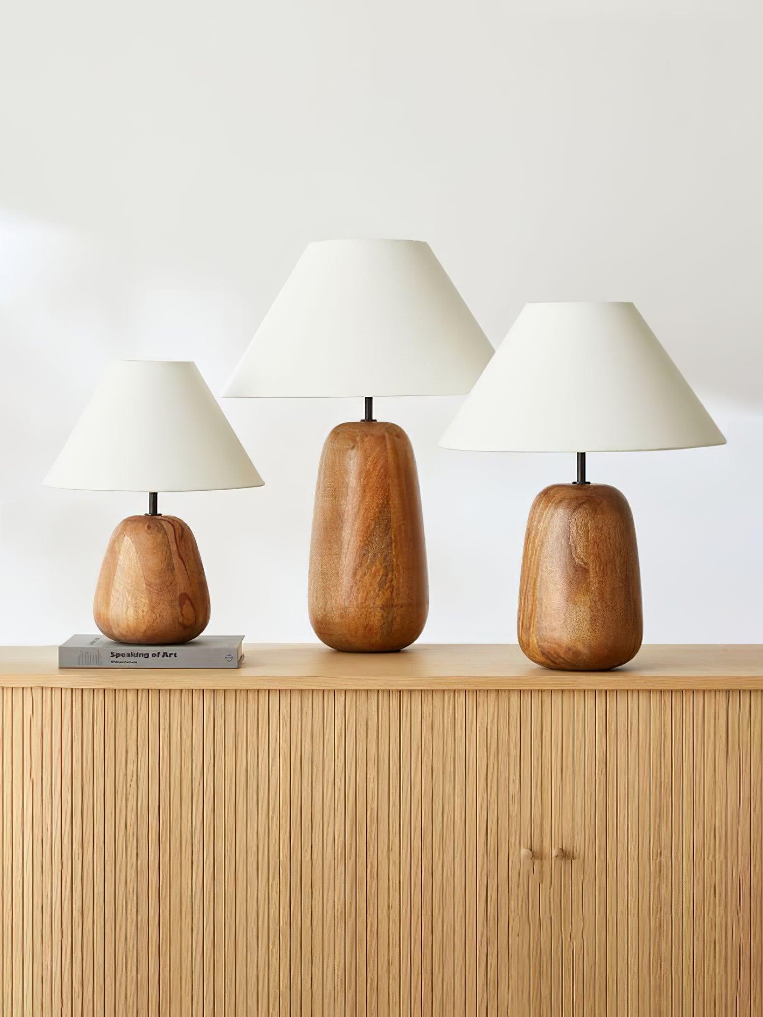 Stylish Irving Wood Table Lamp - Modern Home & Office Decor - Perfect for Bedroom, Living Room, or Workspace Lighting