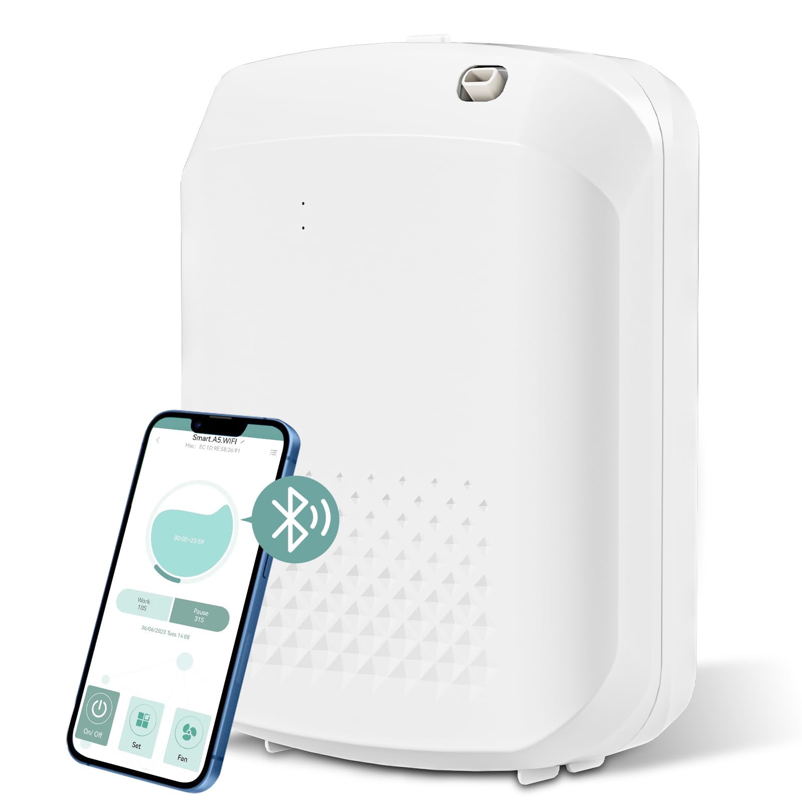 Barthelemy Smart Scent Air Machine - 1500 Sq. Ft Essential Oil Diffuser with Bluetooth & App Control, Cold Air Technology for Home, Hotel, Spa, Office - Create Relaxing Atmosphere for Aromatherapy & Air Freshening