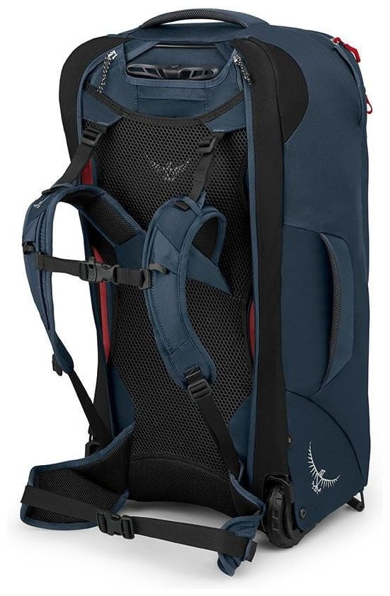 Osprey Farpoint Wheeled Travel Pack 65 - Lightweight Carry-On Luggage for International Travel, Hiking & Adventure Vacations | Durable Rolling Backpack with Spacious 65L Capacity