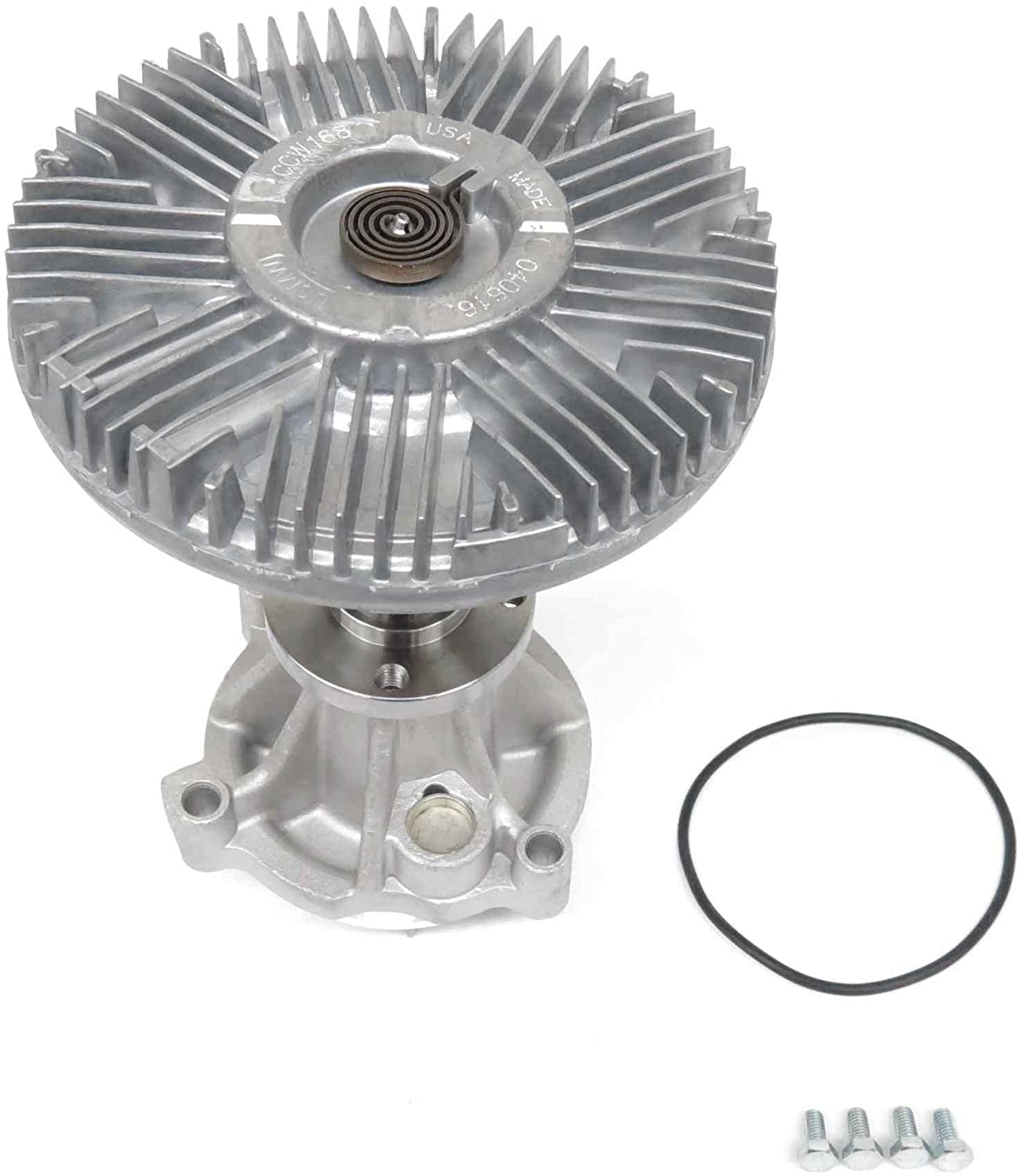 High-Quality Engine Water Pump with Fan Clutch for Ford Trucks & SUVs - Perfect for Cooling System Repair & Maintenance