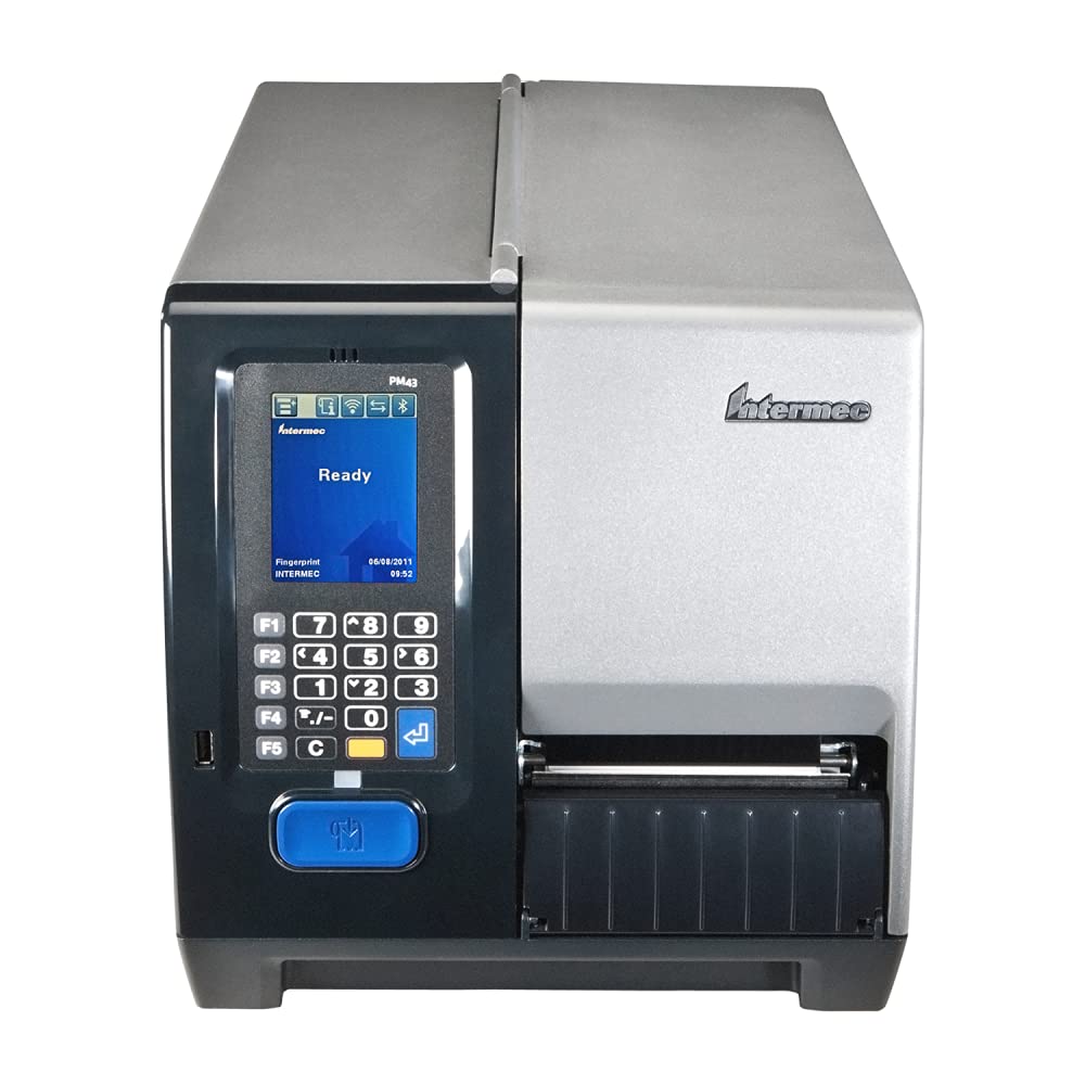 Intermec PM43A11000000301 Industrial Barcode Label Printer - 300 DPI High Resolution Printing for Warehouse, Retail & Logistics Use