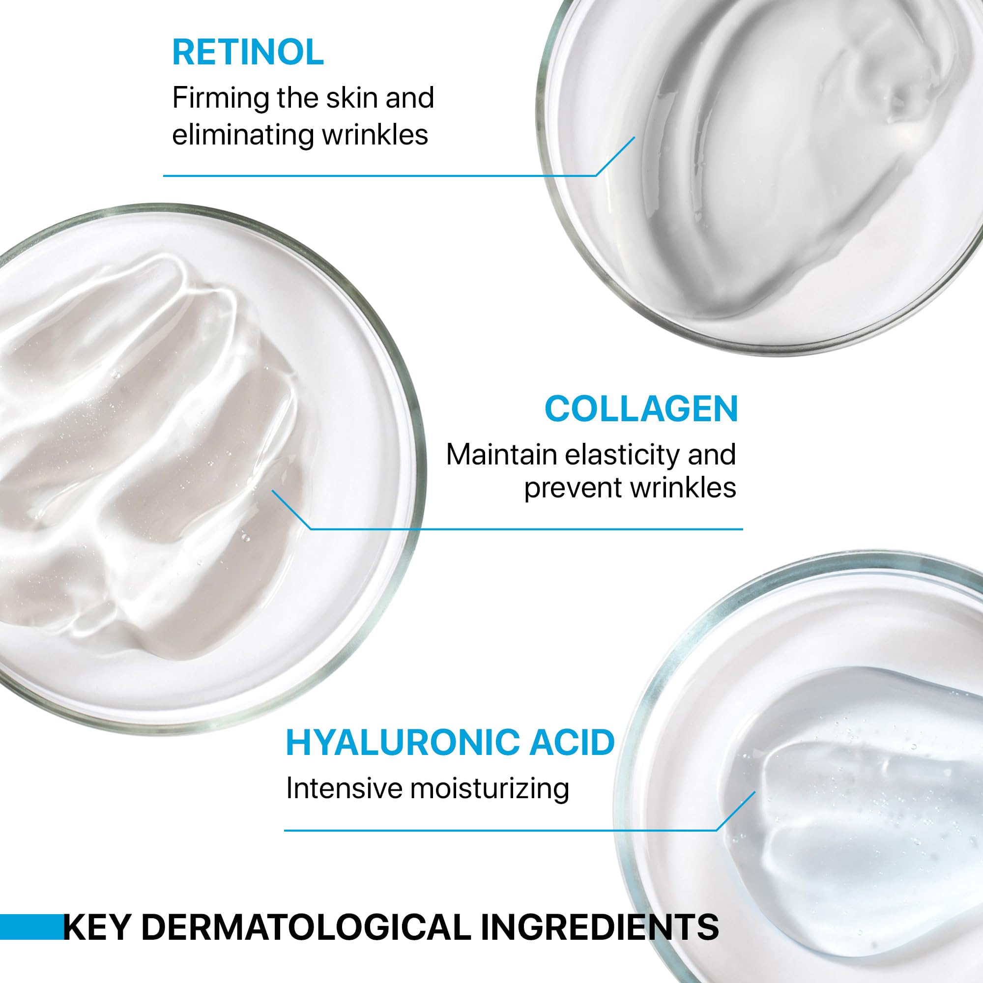 Best Retinol Face Moisturizer Cream with Collagen & Hyaluronic Acid - Anti Aging, Wrinkle & Fine Line Treatment for Women & Men - Hydrating Day & Night Cream - 1.85 Fl Oz - Perfect for Daily Skincare Routine & Travel