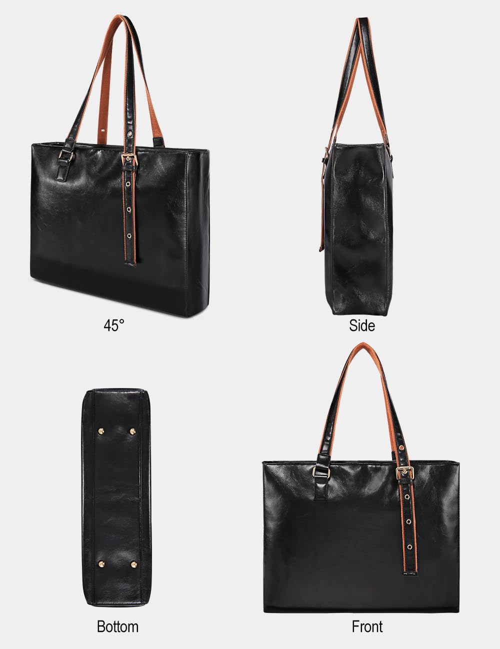 Stylish 15.6 Inch Laptop Bag for Women - Professional Business Office Computer Tote Bag with Padded Compartment | Perfect for Work, Travel & Daily Commute