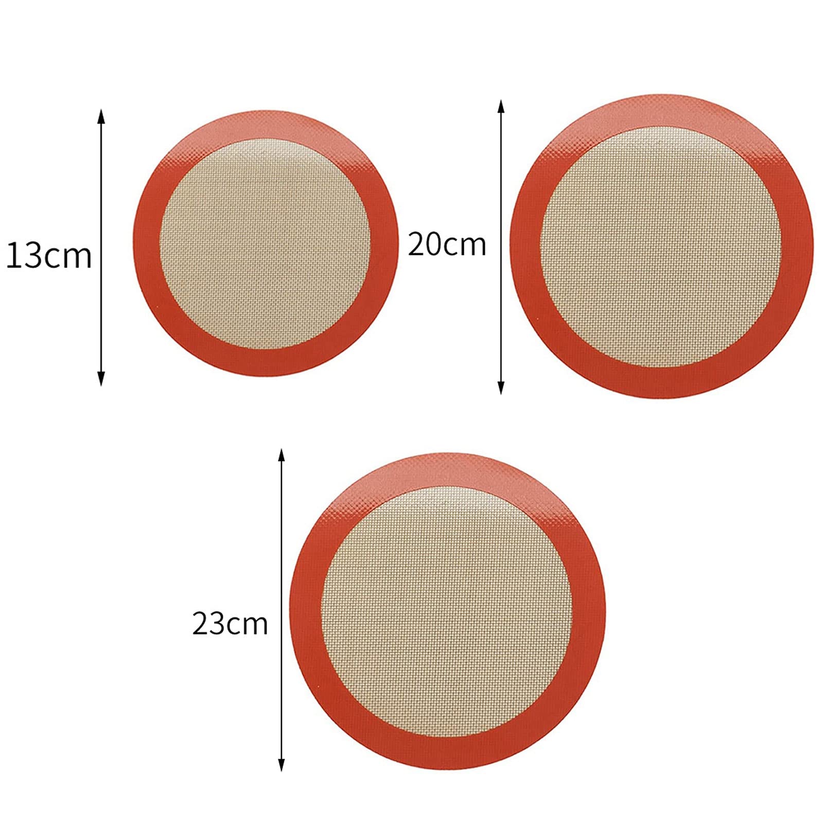 Non-Stick Silicone Baking Mat - Reusable, Heat-Resistant Round Baking Sheet for Cookies, Pastries & Bread - Perfect for Kitchen, Baking Trays & Oven Use