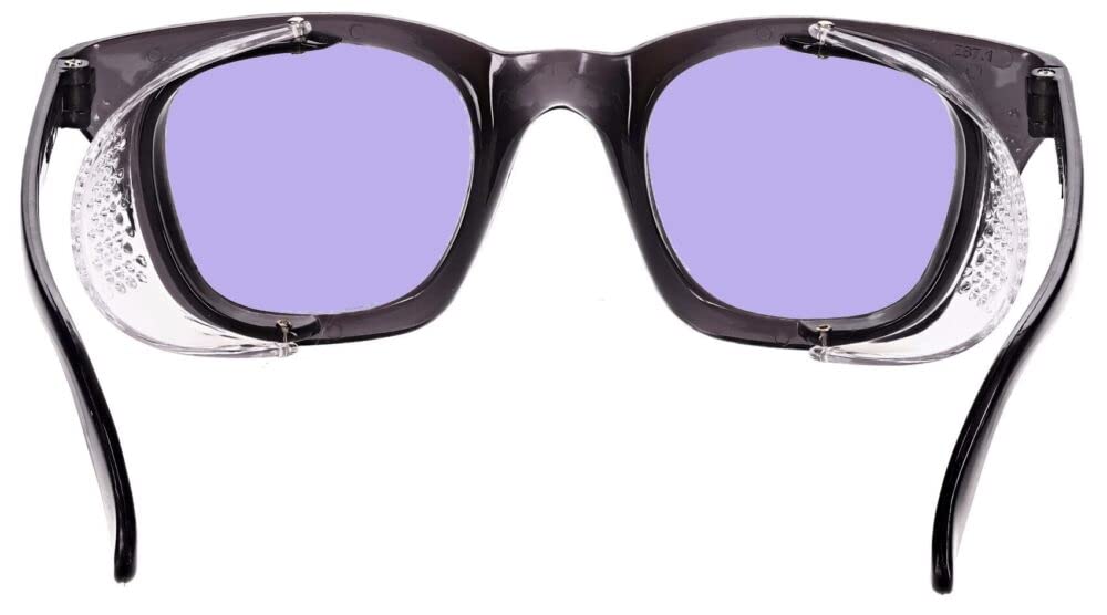 Phillips 202 ACE Didymium Lampworking Safety Glasses - 70F Plastic Frame Glasses for Glass Blowing & Jewelry Making - Perfect for Torch Work, Bead Making & Kiln Viewing