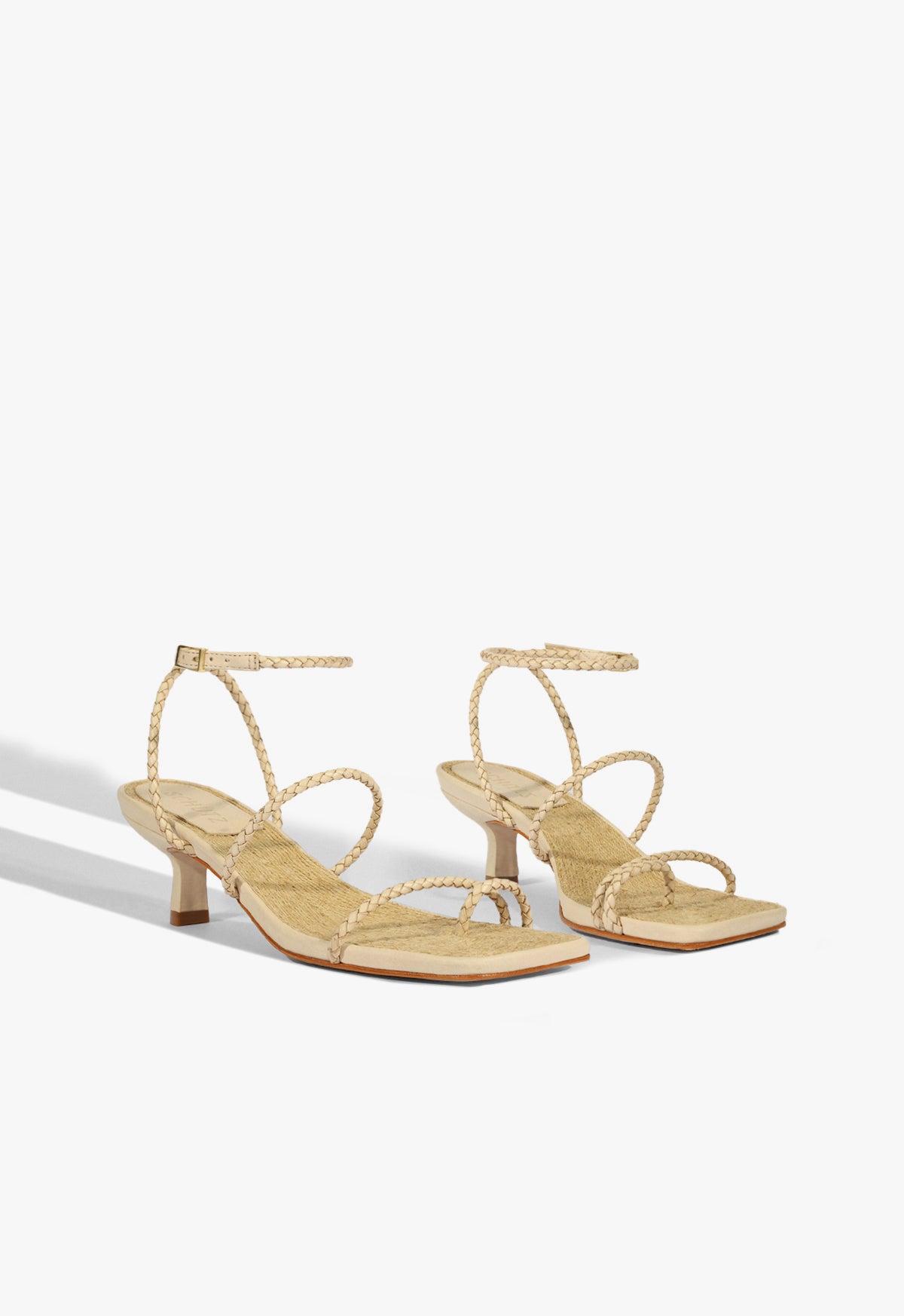 Kaya Straw Mid Sandal - Comfortable Bohemian Summer Sandals for Women | Perfect for Beach, Vacation & Casual Outfits